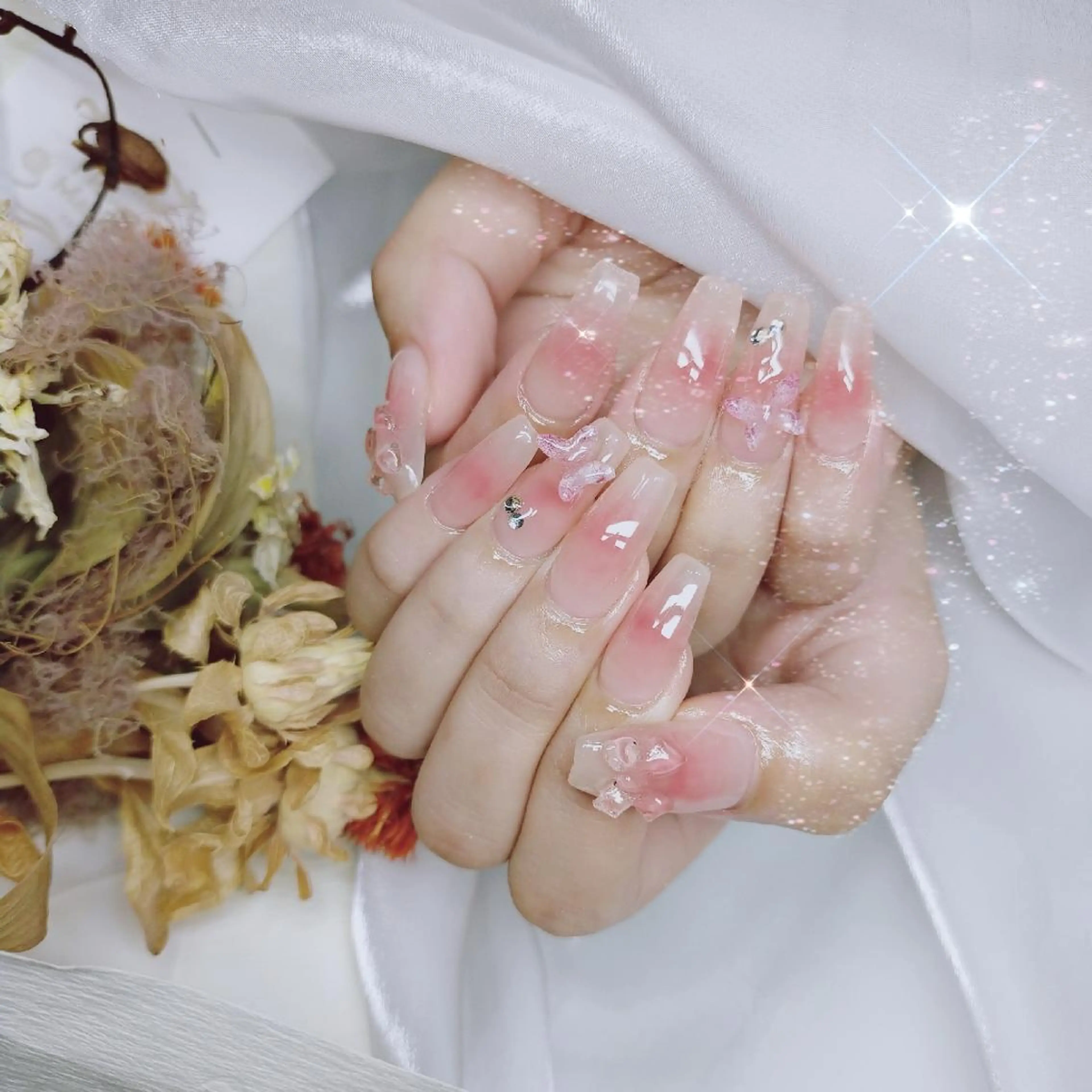 ネイル ハンドネイル 森 ネイルサロンのネイルデザイン