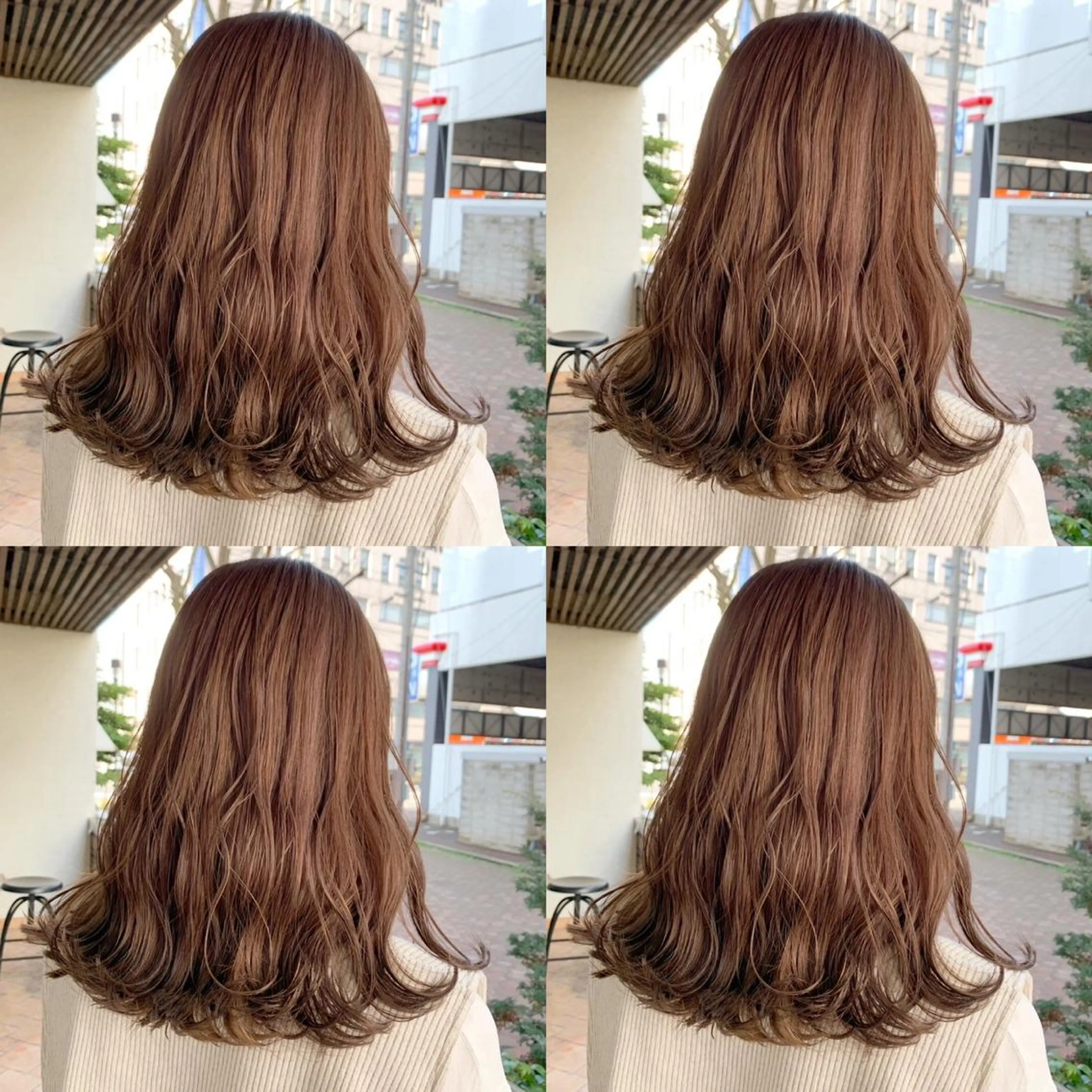 セミロング カラー アブアイ所属・艶髪・酸性ストレート フリツのヘアスタイル