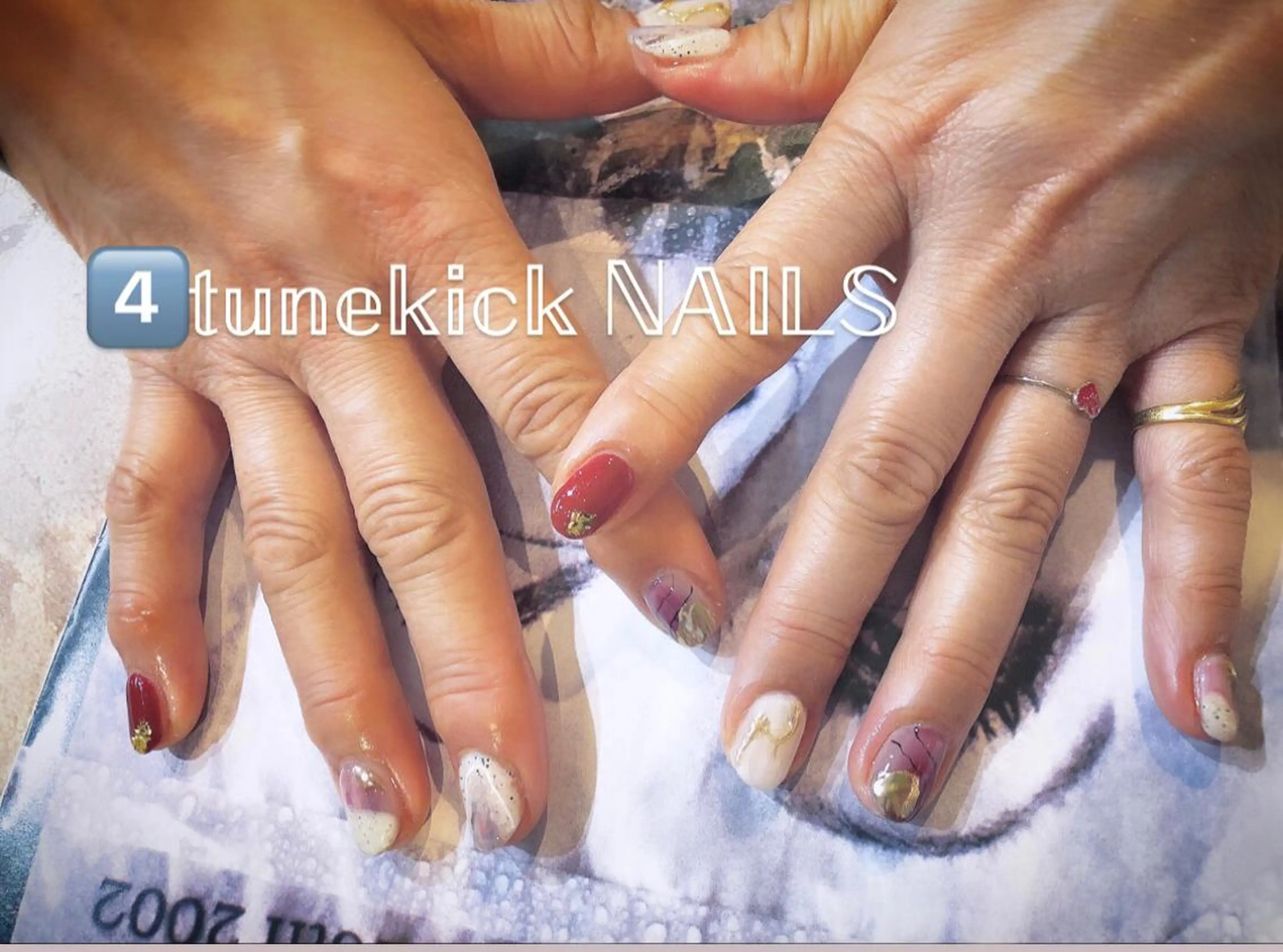 ネイル 4tunekick NAILS(フォーチュンキックネイルズ)所属・光森 淳子のネイルデザイン