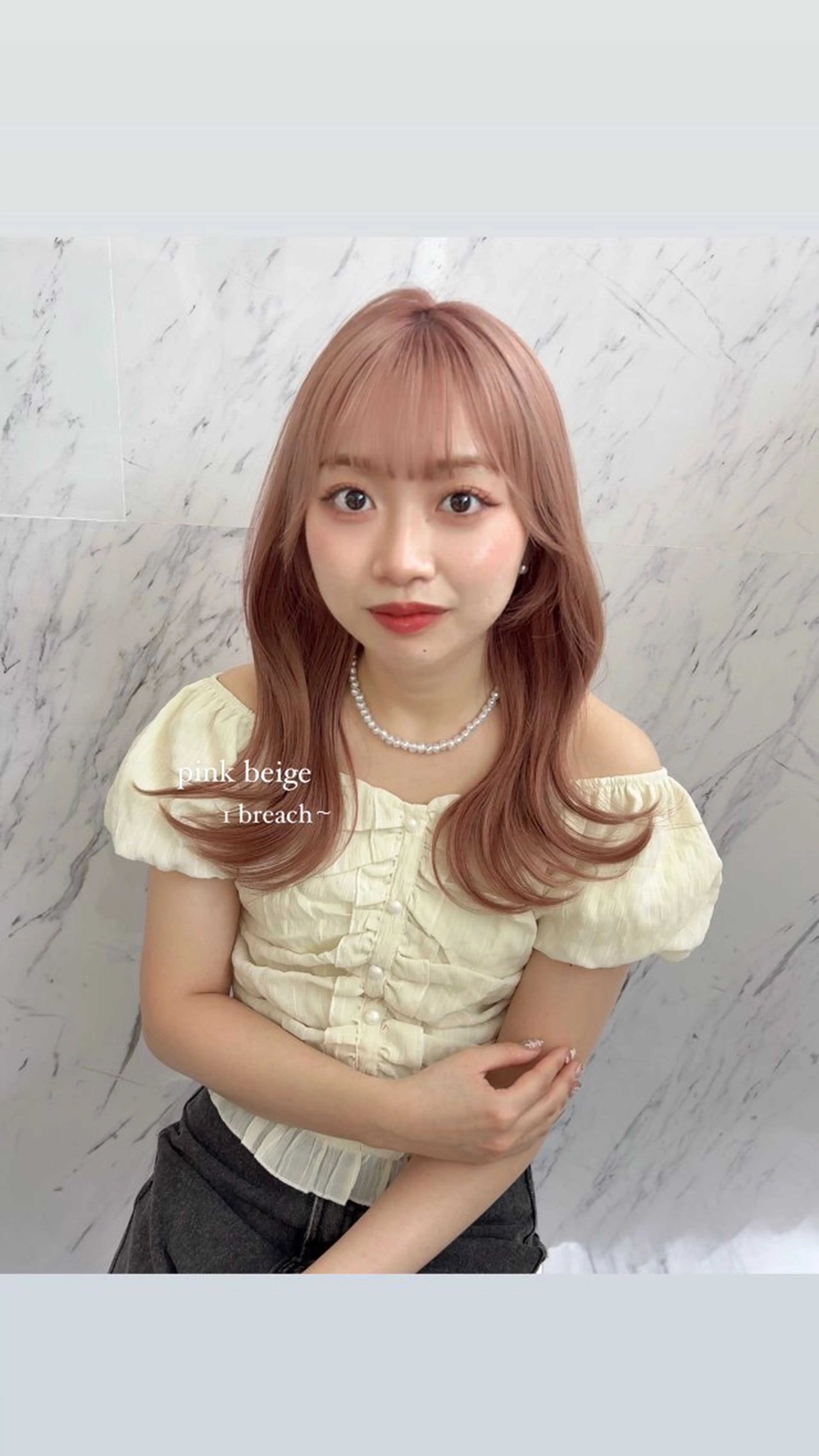 セミロング ヘアカラー Parve Mix/ 平 奈果🎀のヘアスタイル