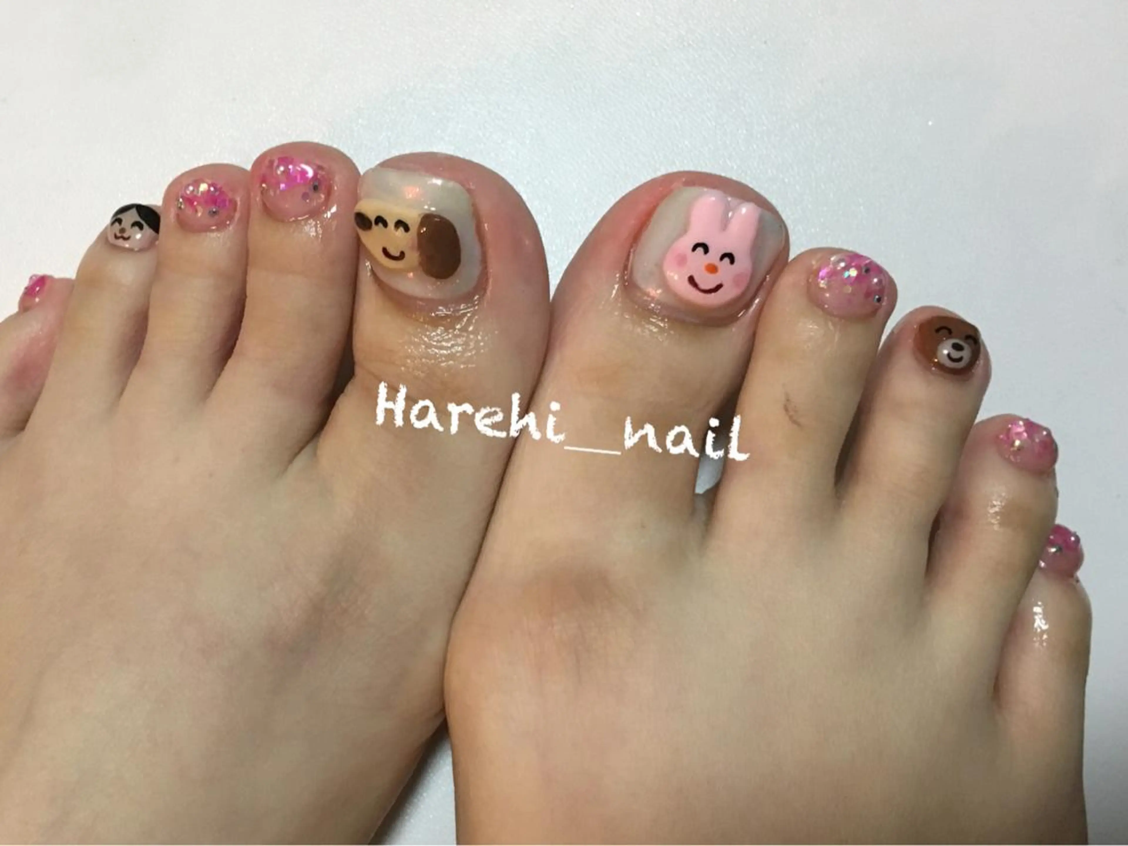 ネイル フットネイル Harehi_ nailのネイルデザイン