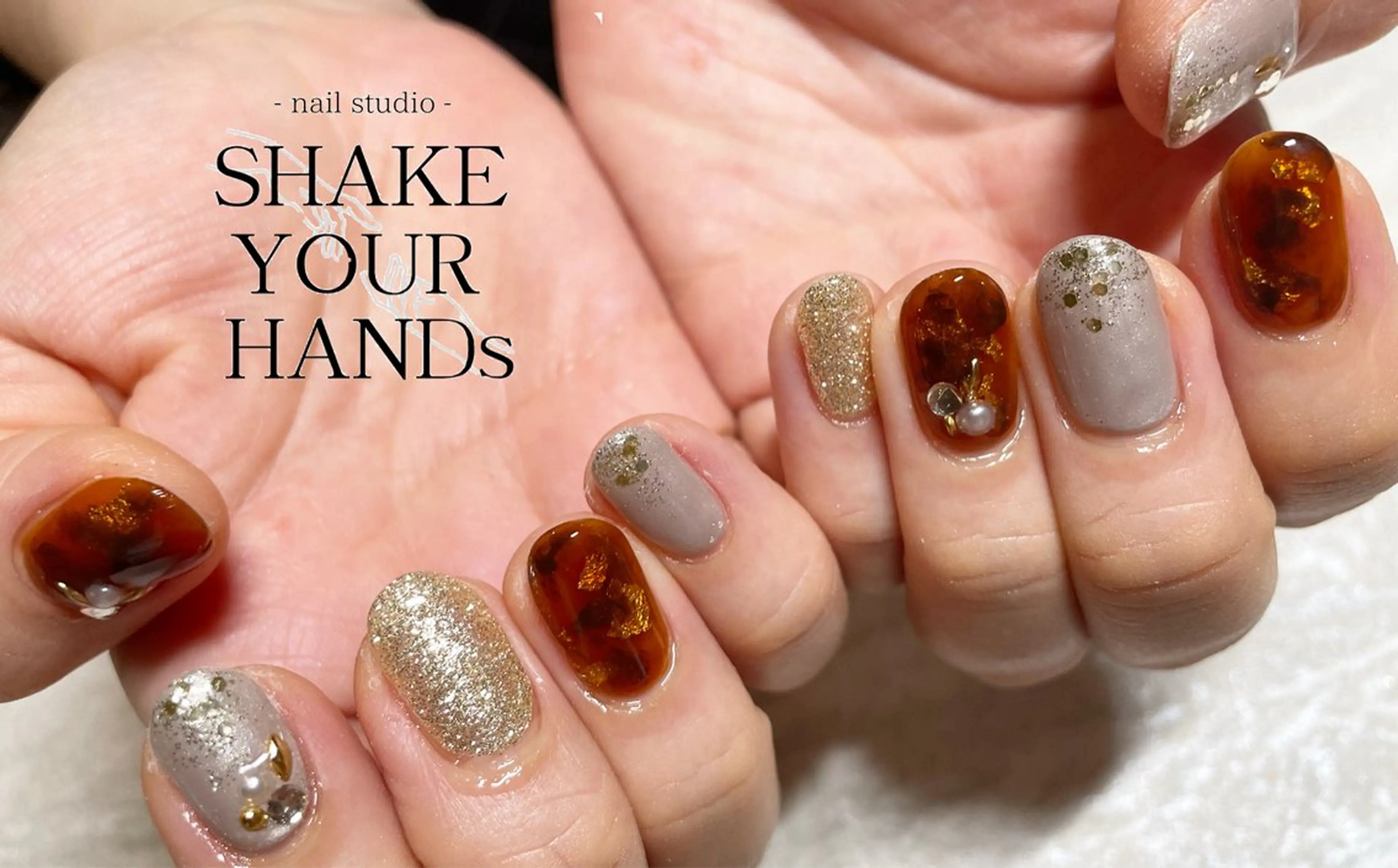 ネイル ハンドネイル ネイルスタジオ シェイクユアハンズのネイルデザイン