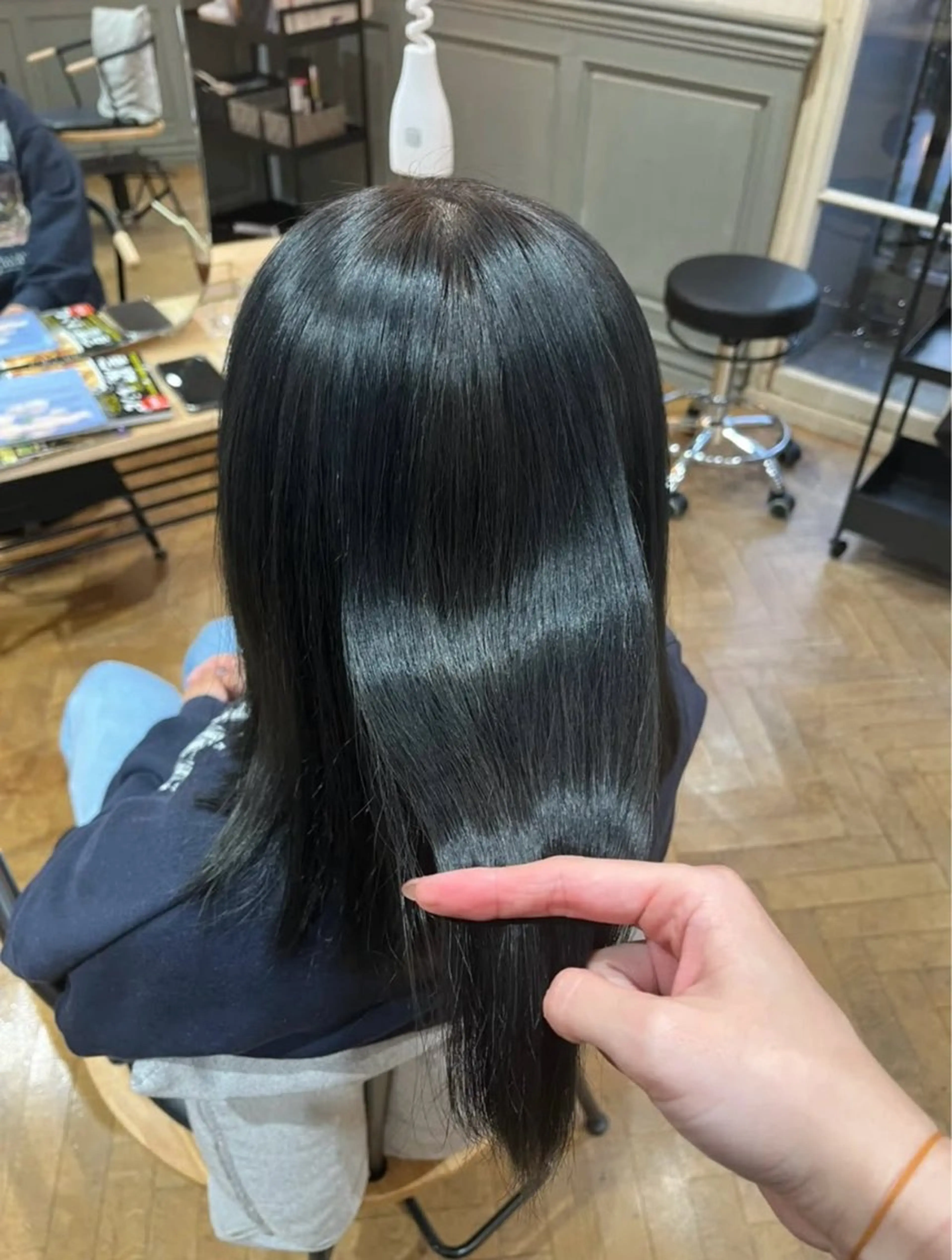 ロング メンズパーマ /髪質改善/はるたのヘアスタイル