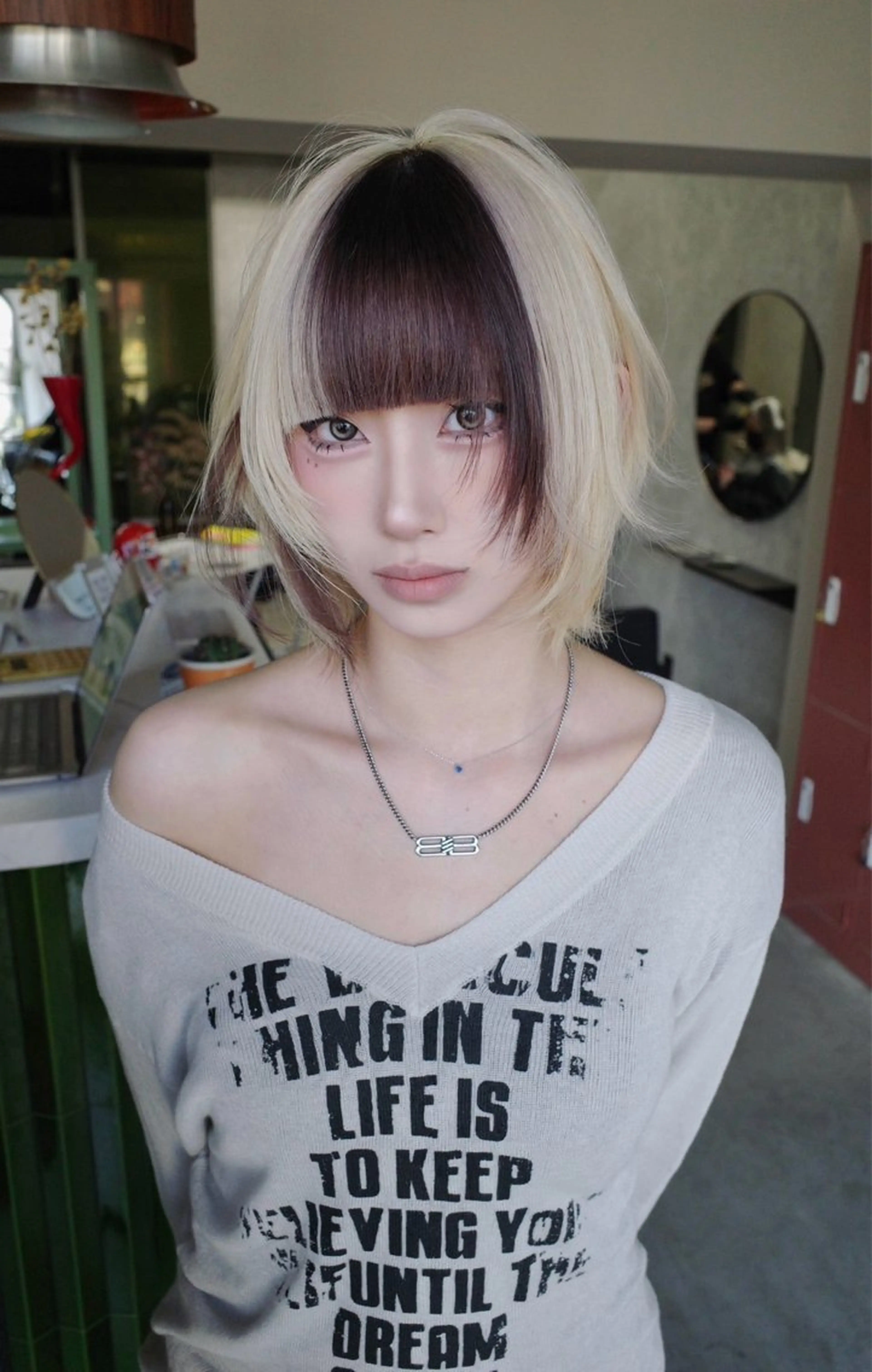 【ウルフカット】+【前処理付きケアカラー】の写真