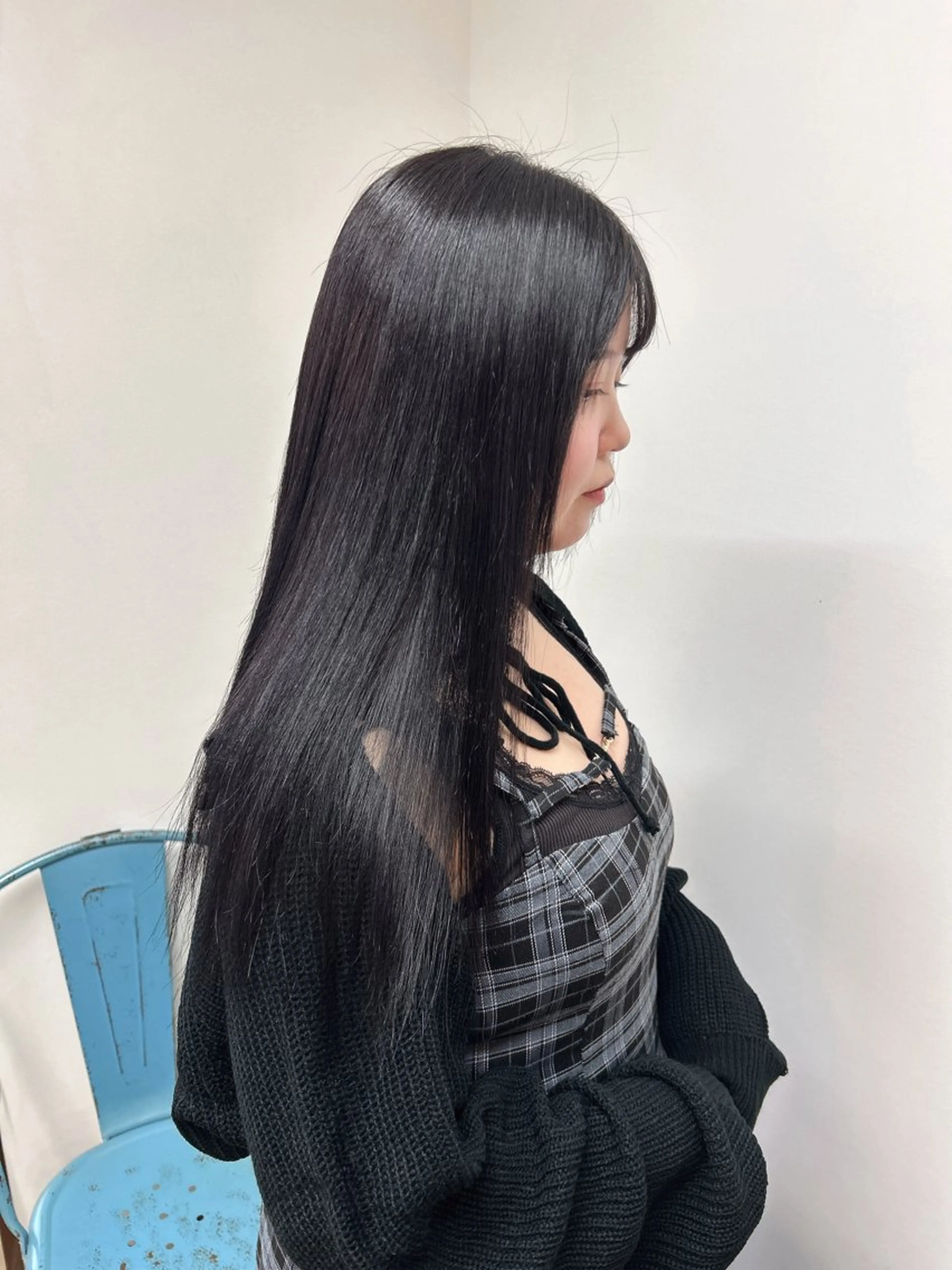 ロング カラー カット ヘアカラー トリートメント 伶風/デザインカット /ボブ/透明感カラーのヘアスタイル