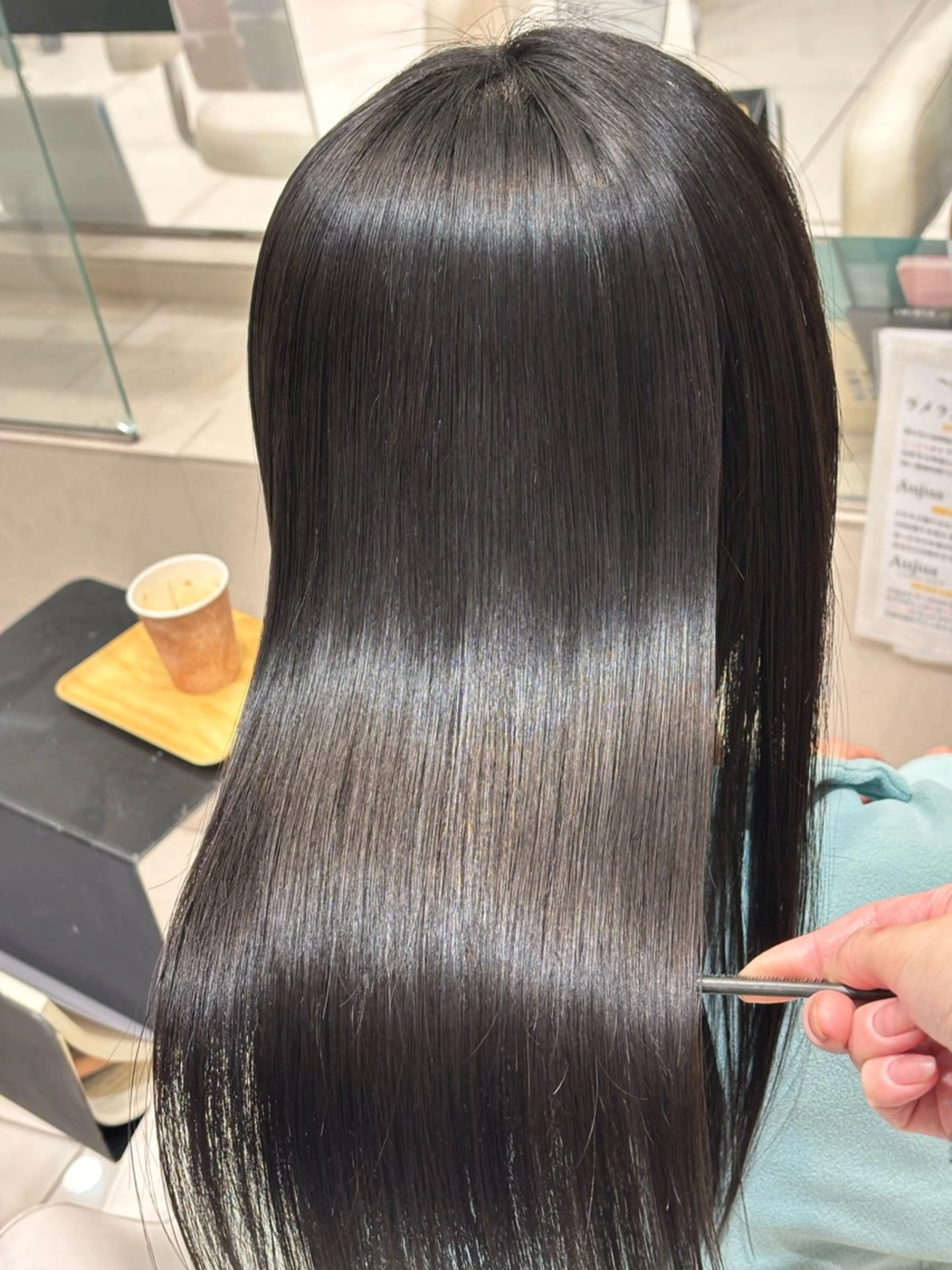 セミロング ハイライト 髪質改善 レイヤーカット 似合わせカット 縮毛矯正 avance深井所属・🫧髪質改善🫧山口 碧のヘアスタイル