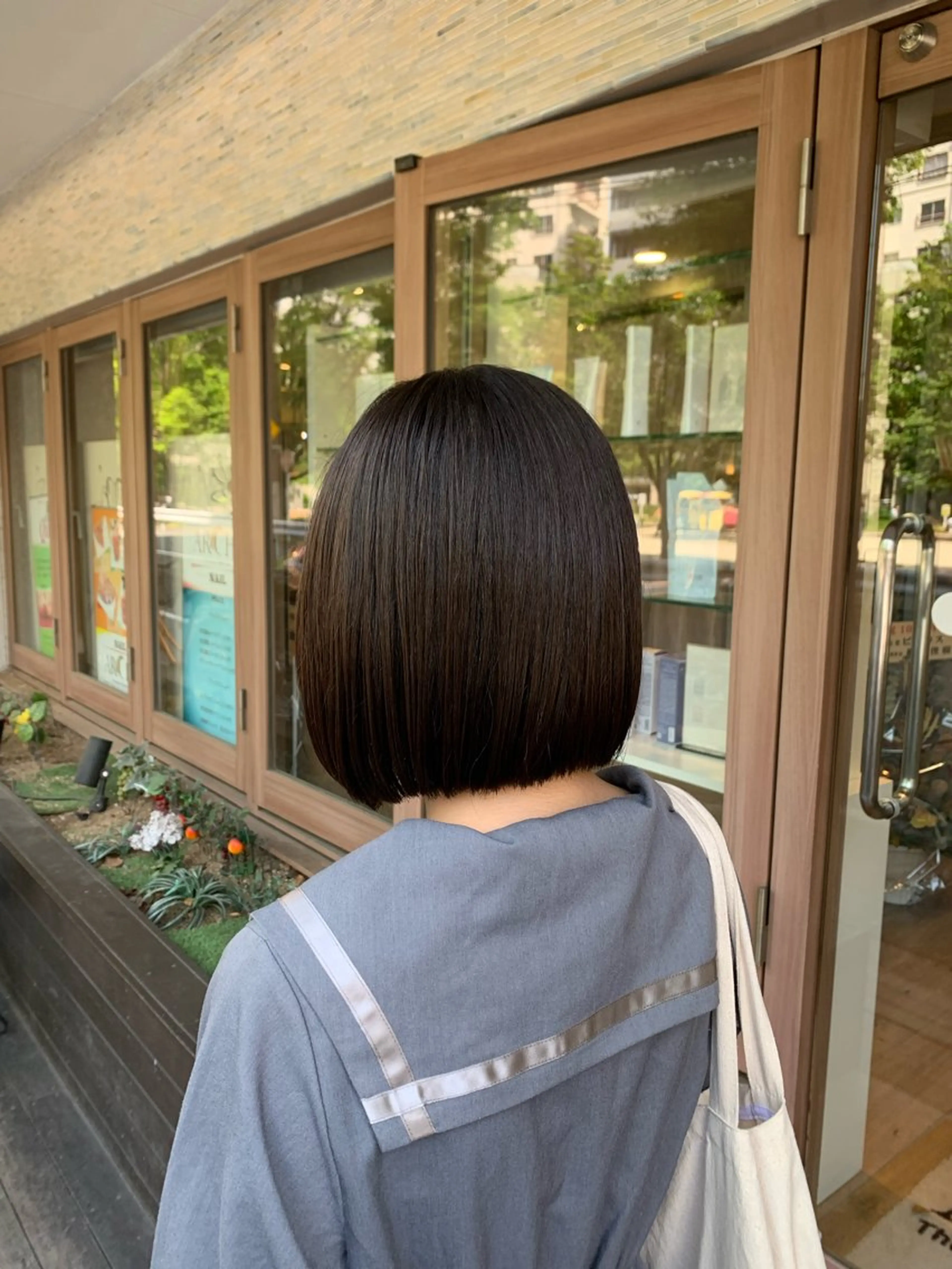 ショート ボブ カット ヘッドスパ 👑毛流れ、艶髪◉ 縮毛矯正錦糸町ヒガシのヘアスタイル