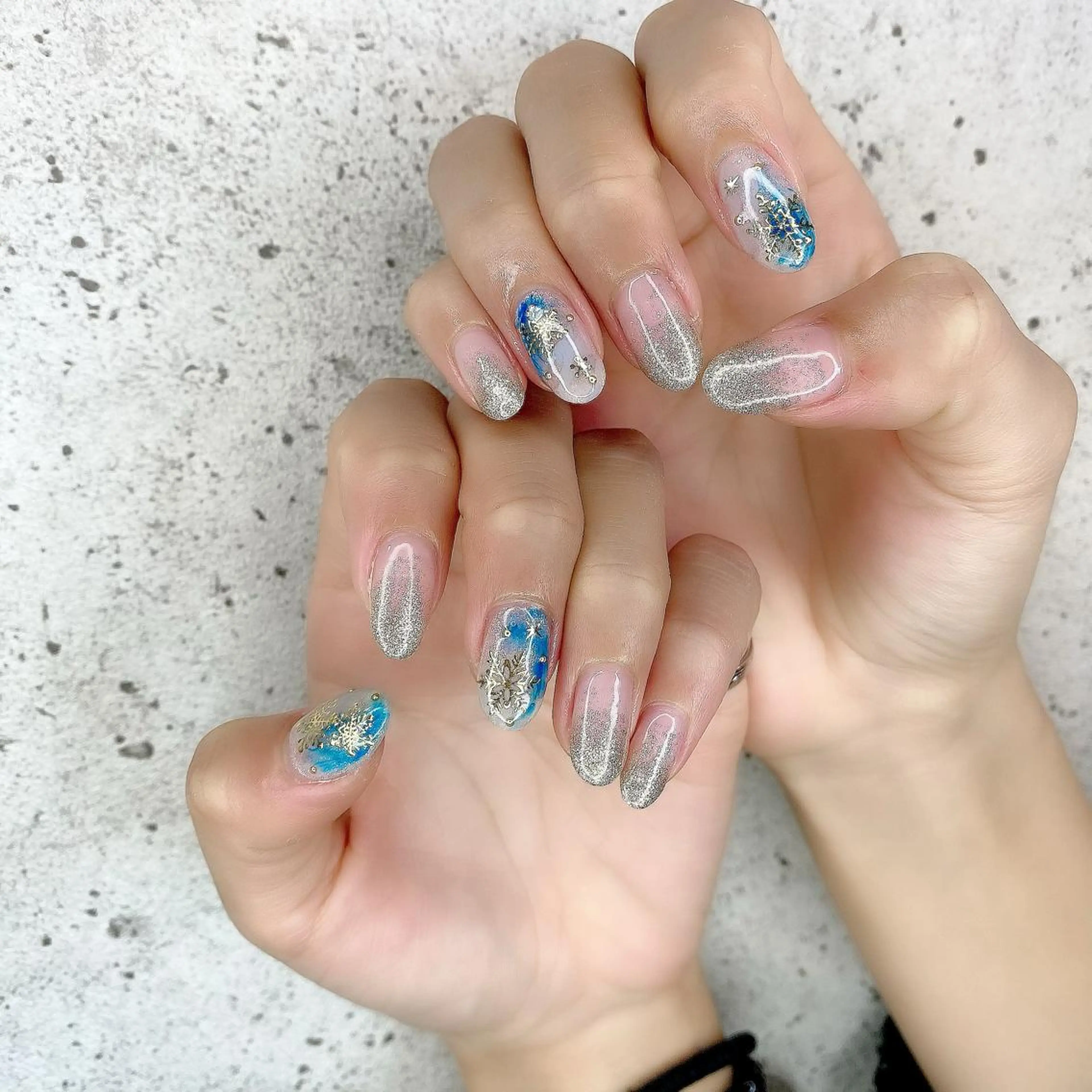 セミロング カラー パーマ ヘアアレンジ メンズ キッズ ネイル マツエク・マツパ Salon Ｋのネイルデザイン