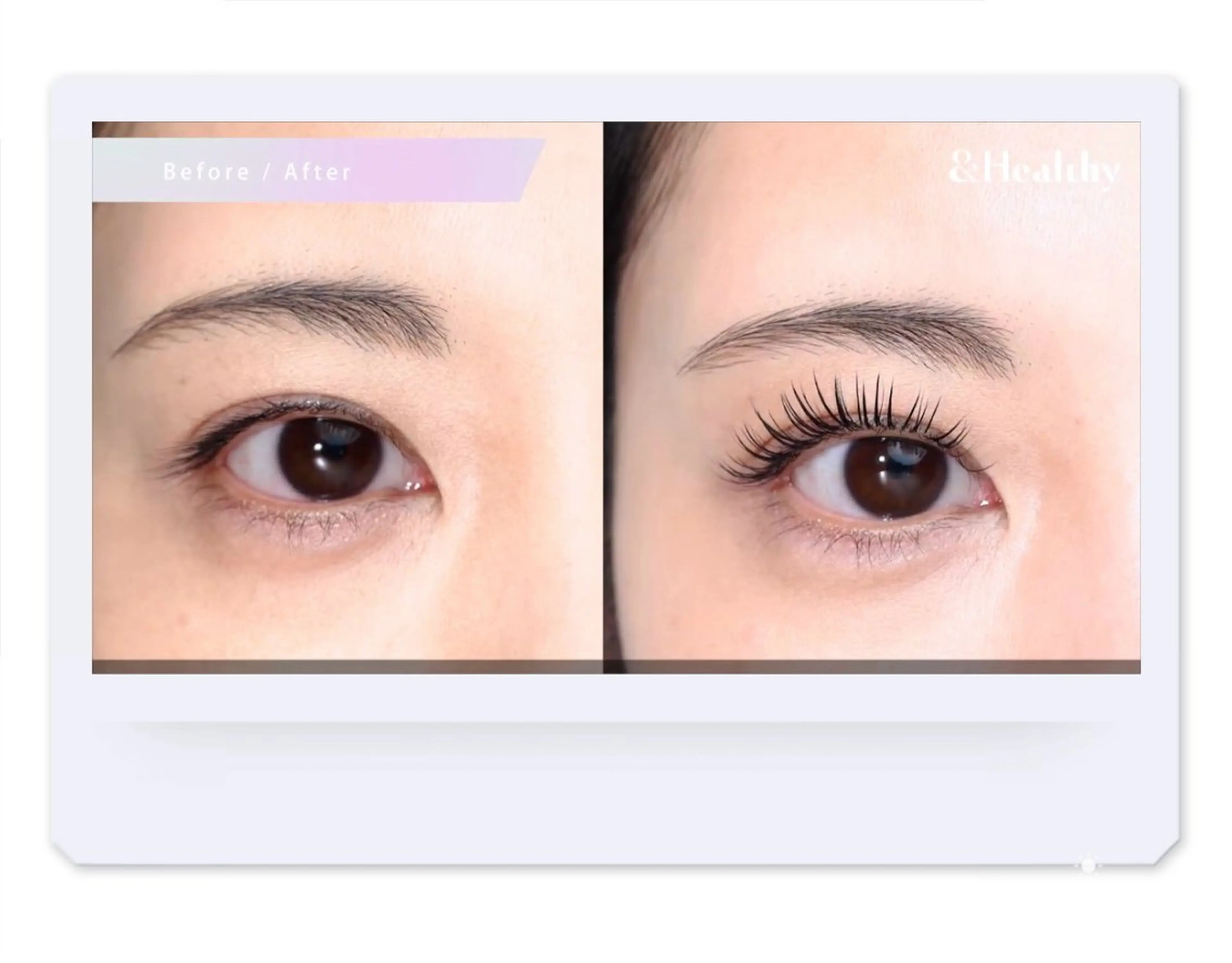 アンドヘルシーマツエク＋まつ毛パッマの写真