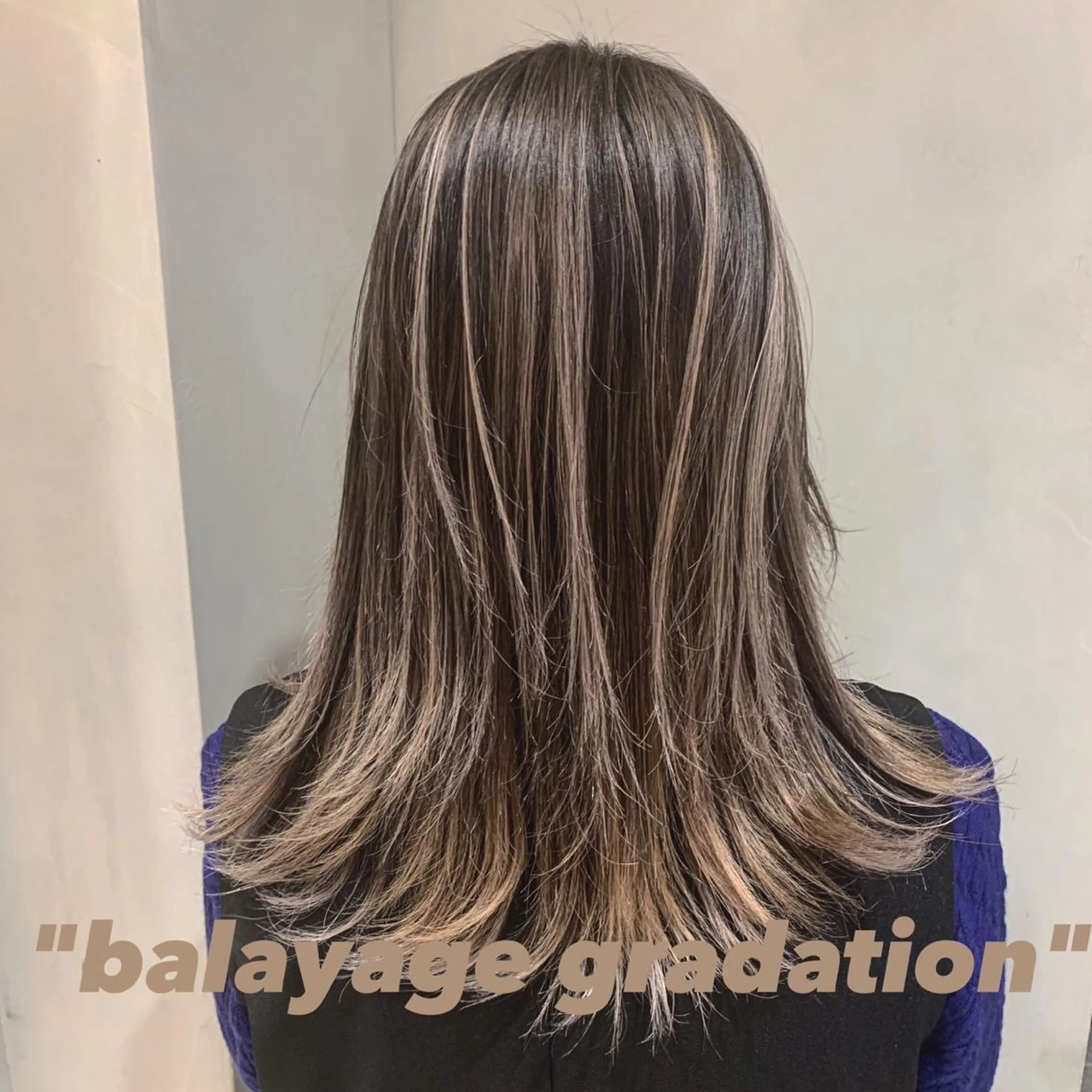 セミロング カラー Bree"ze所属・大河原 修太のヘアスタイル