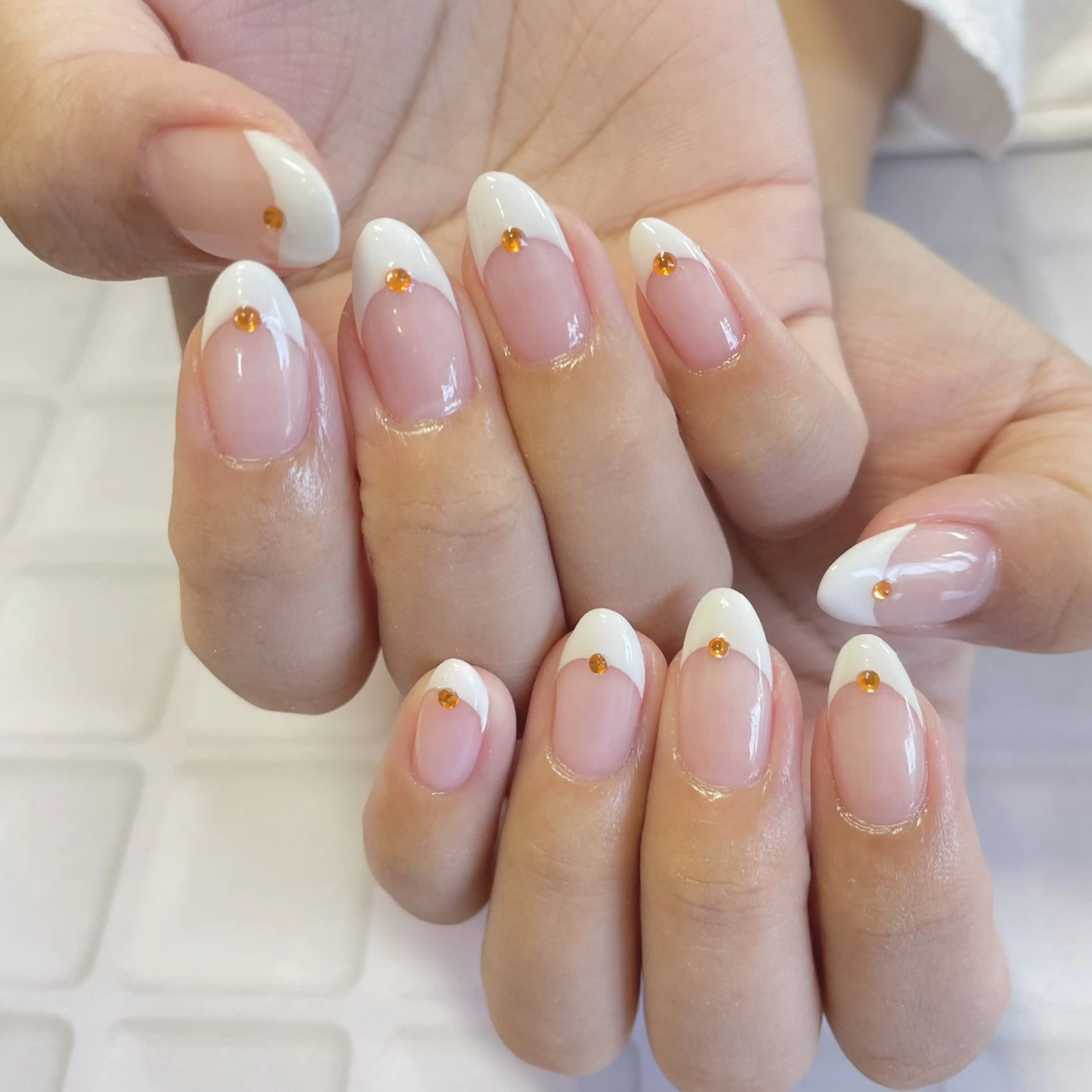 ネイル フレンチネイル DeI'm所属・🦕Tsudaka Moe🦕のネイルデザイン