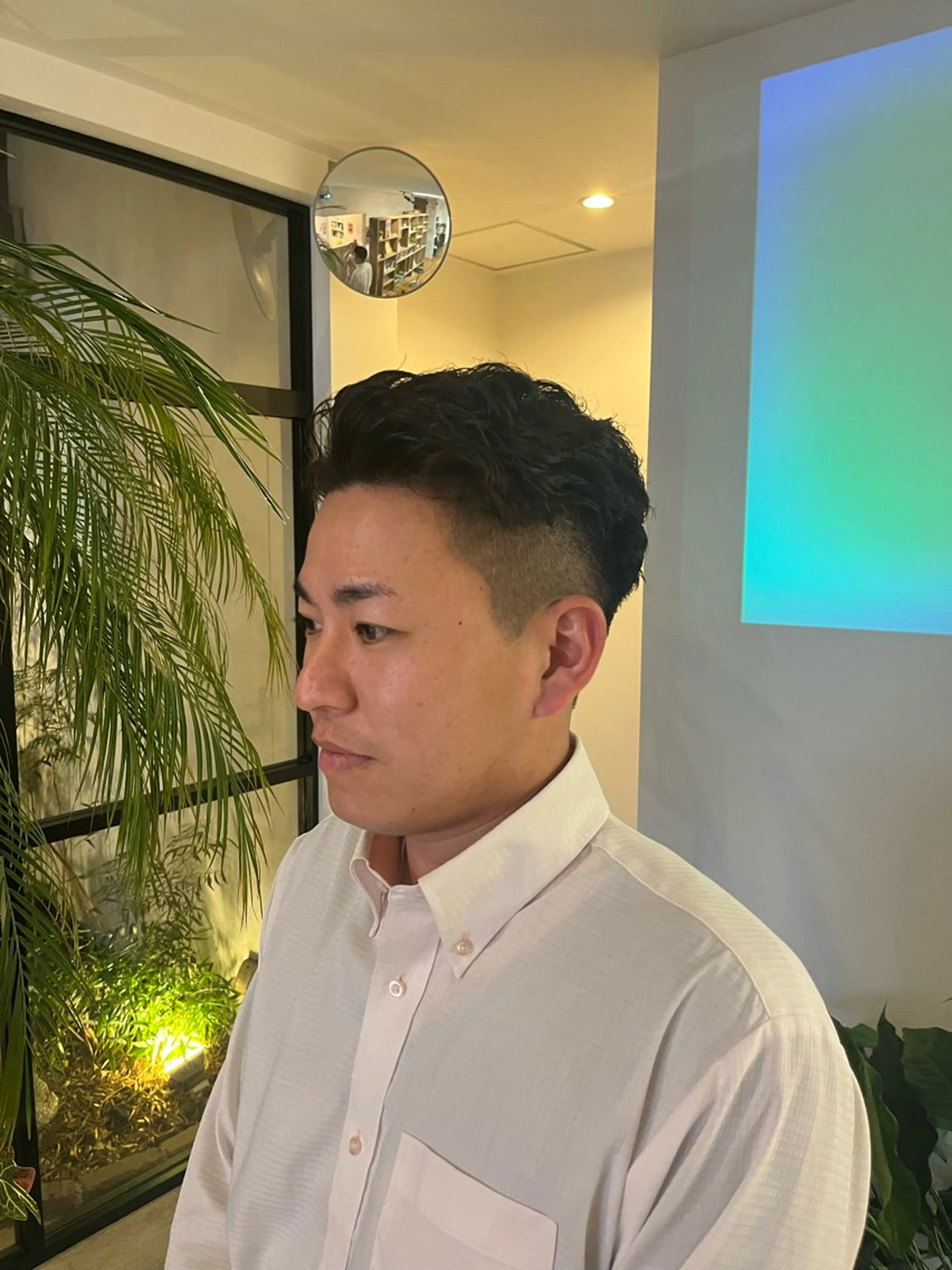 ショート パーマ メンズ カット パーマ Salon de  COCO所属・Yuka /ツヤカラー✨のヘアスタイル