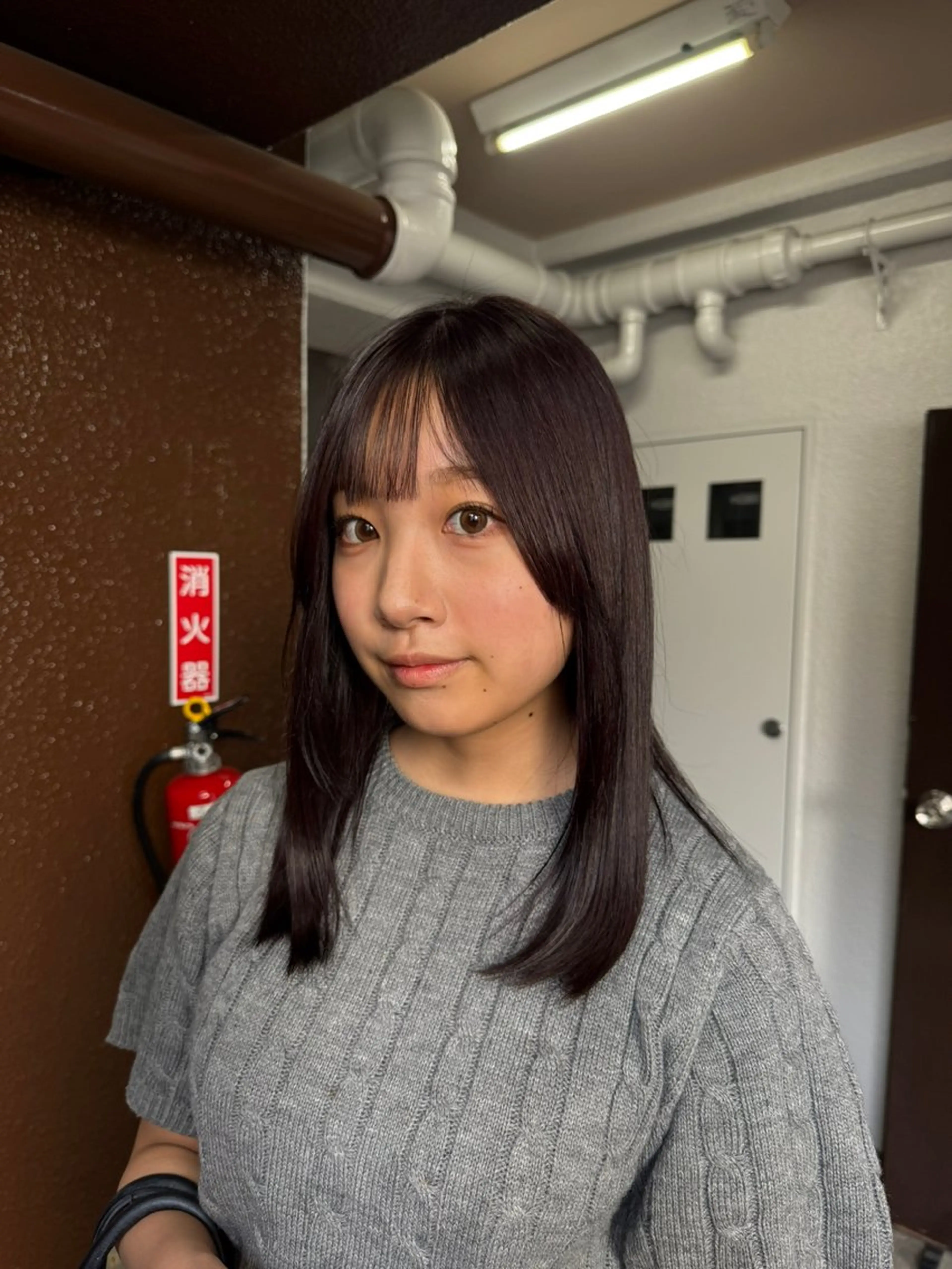 ロング カラー ゆ う あのヘアスタイル