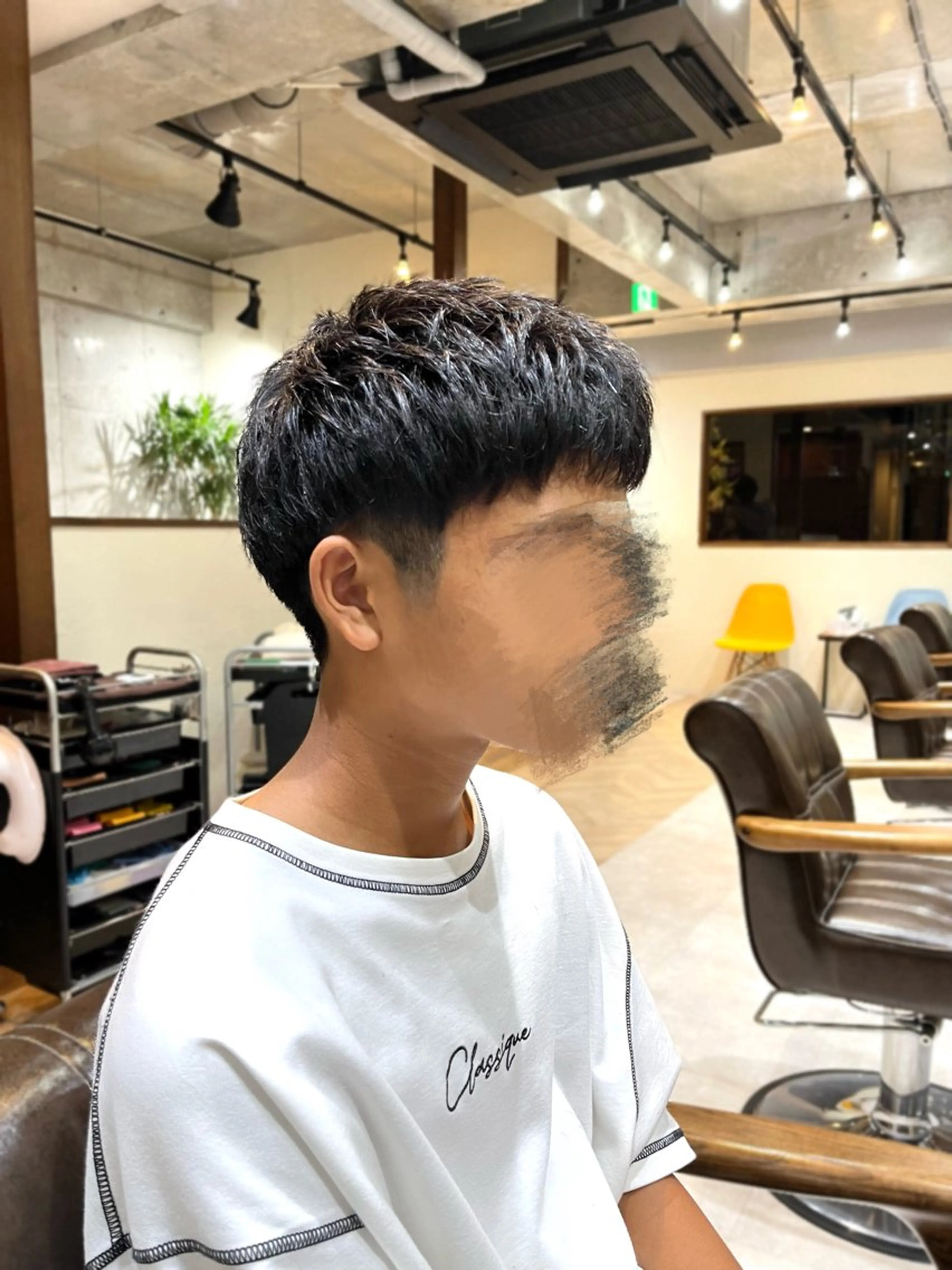 ショート メンズ 学生（メンズ向け） 学生 mizo /ケアカラー/登戸のヘアスタイル