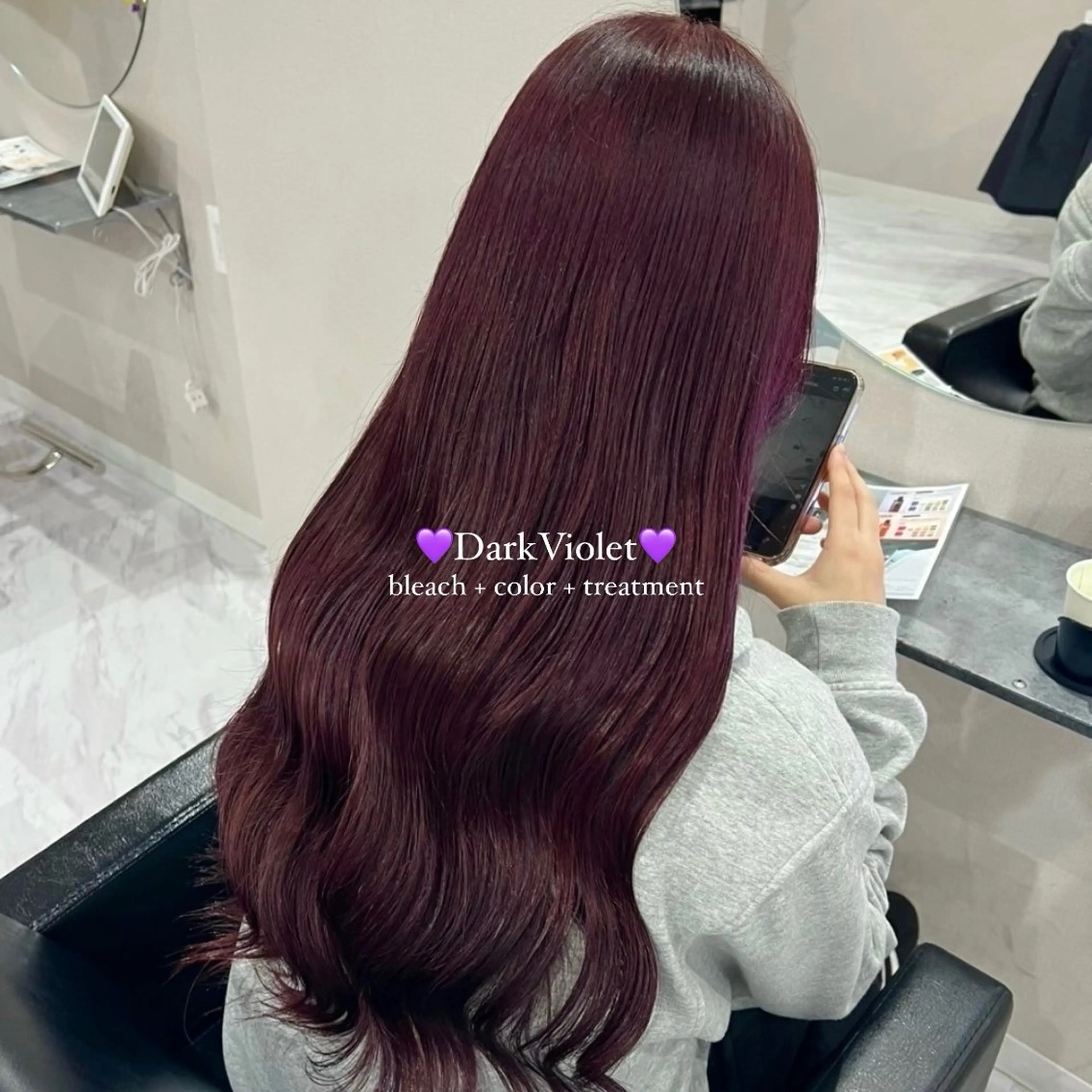 【🐚期間限定🌊】🎀暖色系ワンカラー🩷➕カット✂️➕３stepトリートメント⭐️（ 土日祝+1,100円 ）の写真