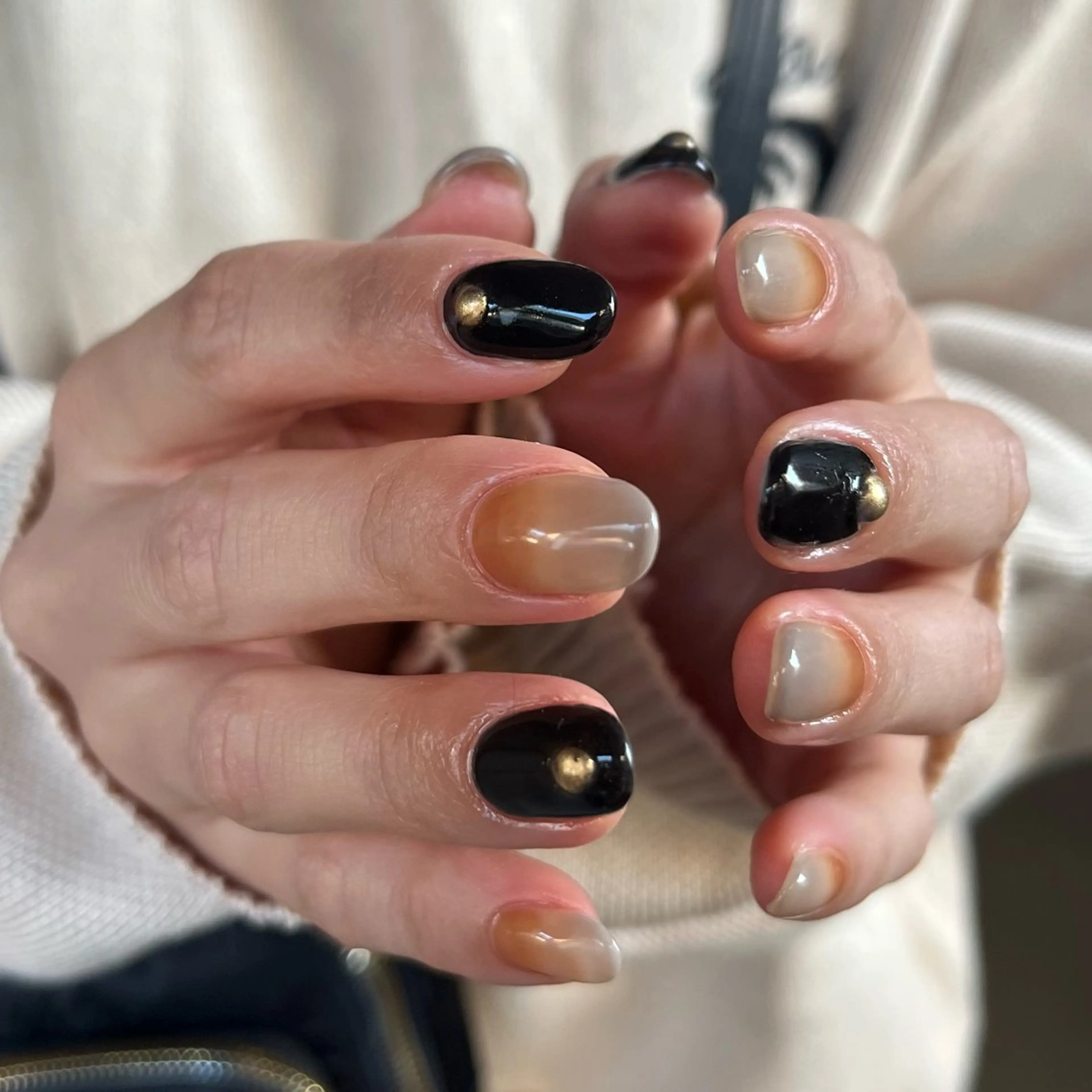 ネイル グリーン ハンドネイル nail salon O (en)所属・vegh. nail／阿波座のネイルデザイン