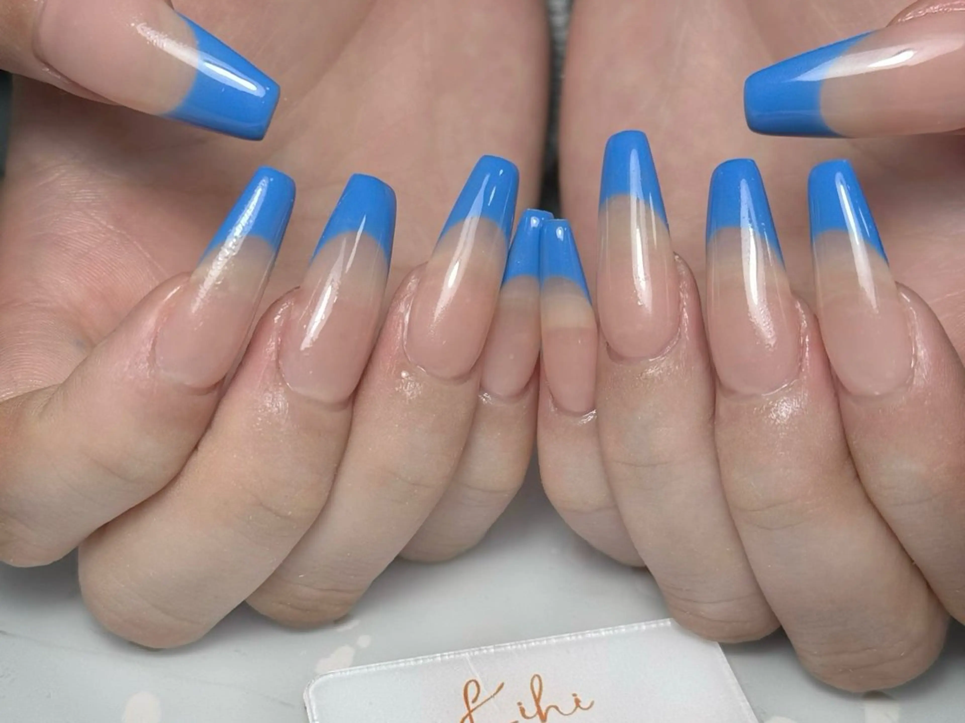 ネイル フレンチネイル さくら💮💮 【オフ無料】のネイルデザイン