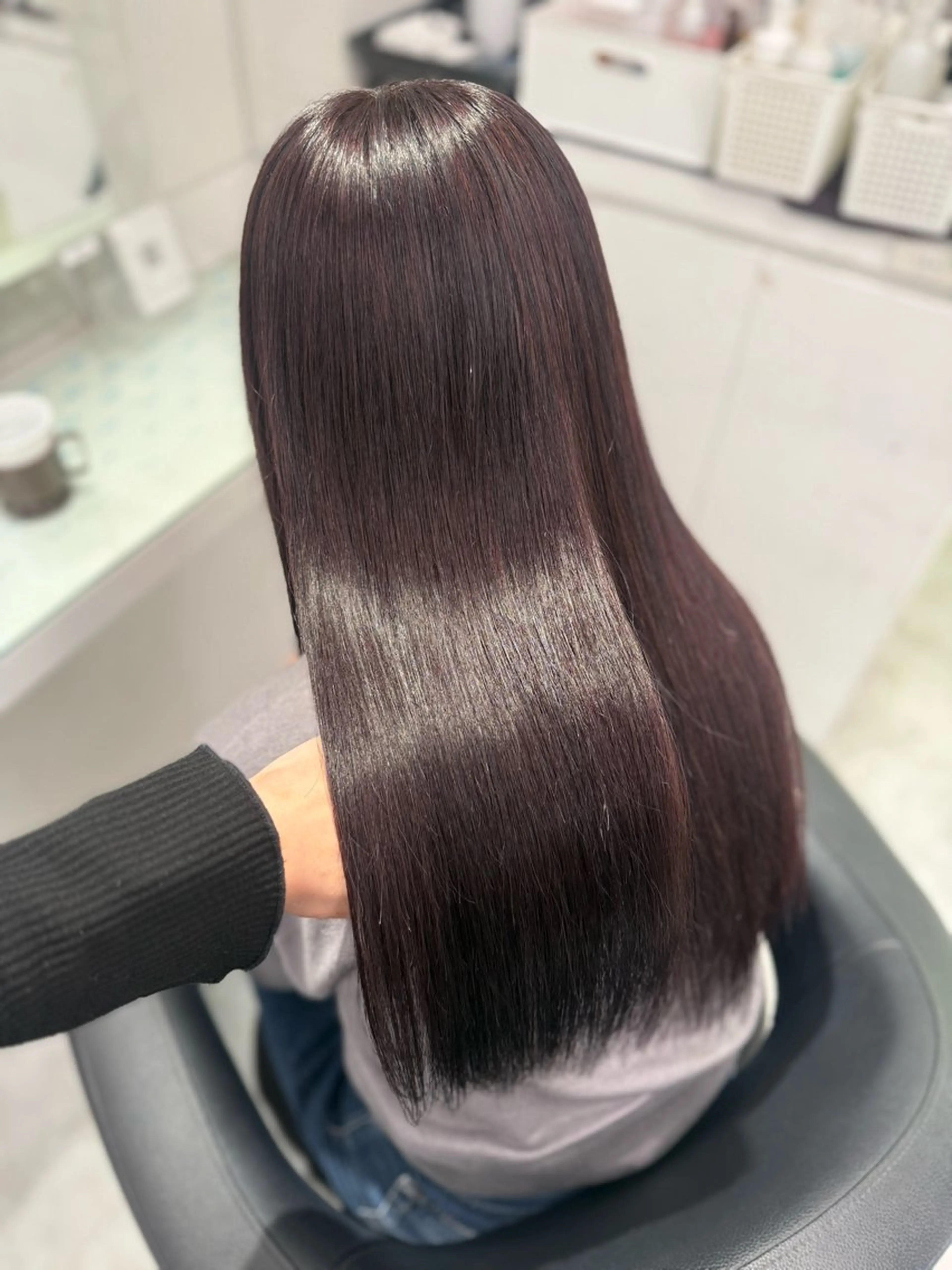 【広がりうねり気になる方必見👀✨】カット+ブリーチなしWカラー+オリジナルトリートメント+炭酸SPA🪄の写真