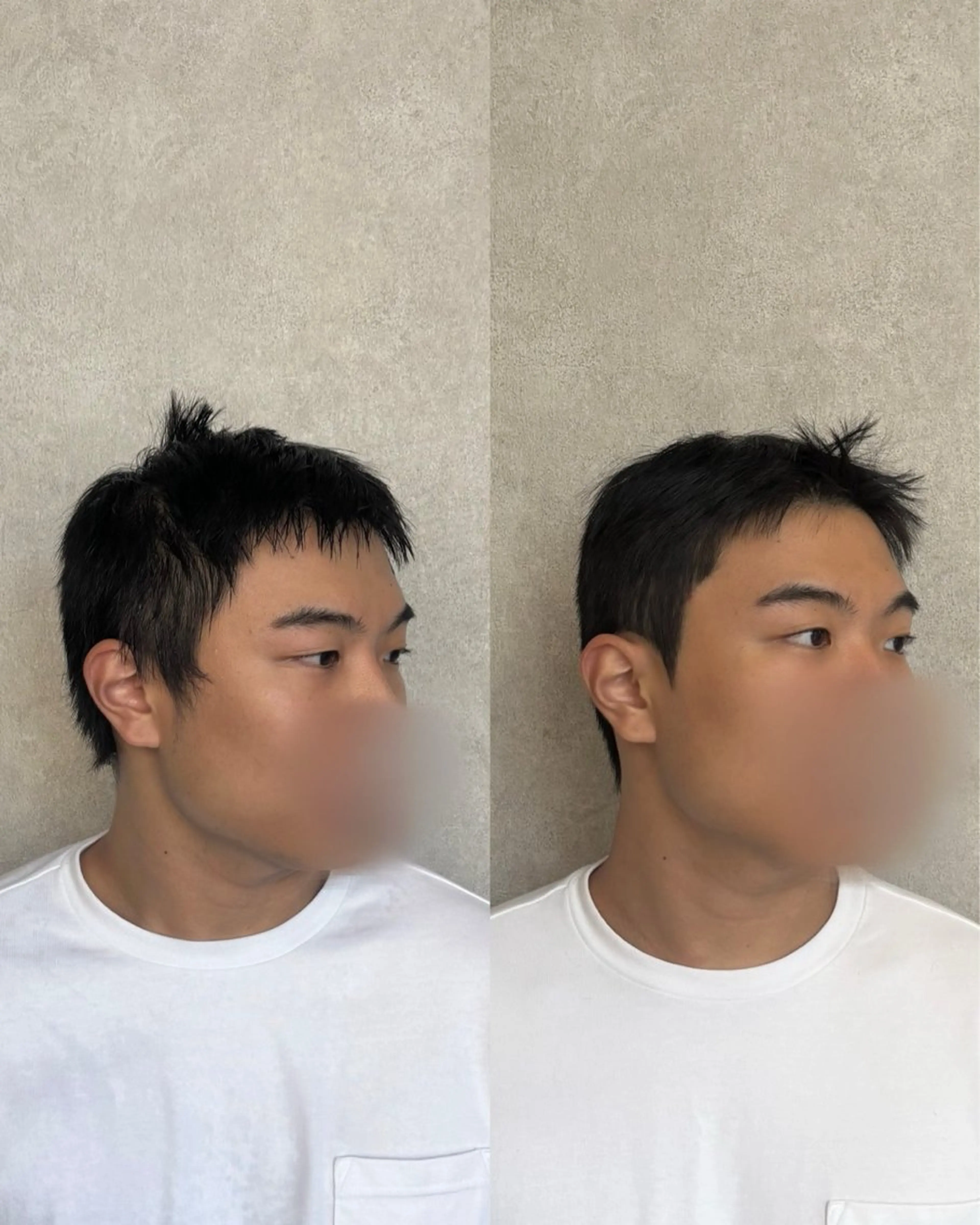 ショート パーマ メンズ カット パーマ 韓国メンズヘア/ ダウンパーマ/歩夢のヘアスタイル