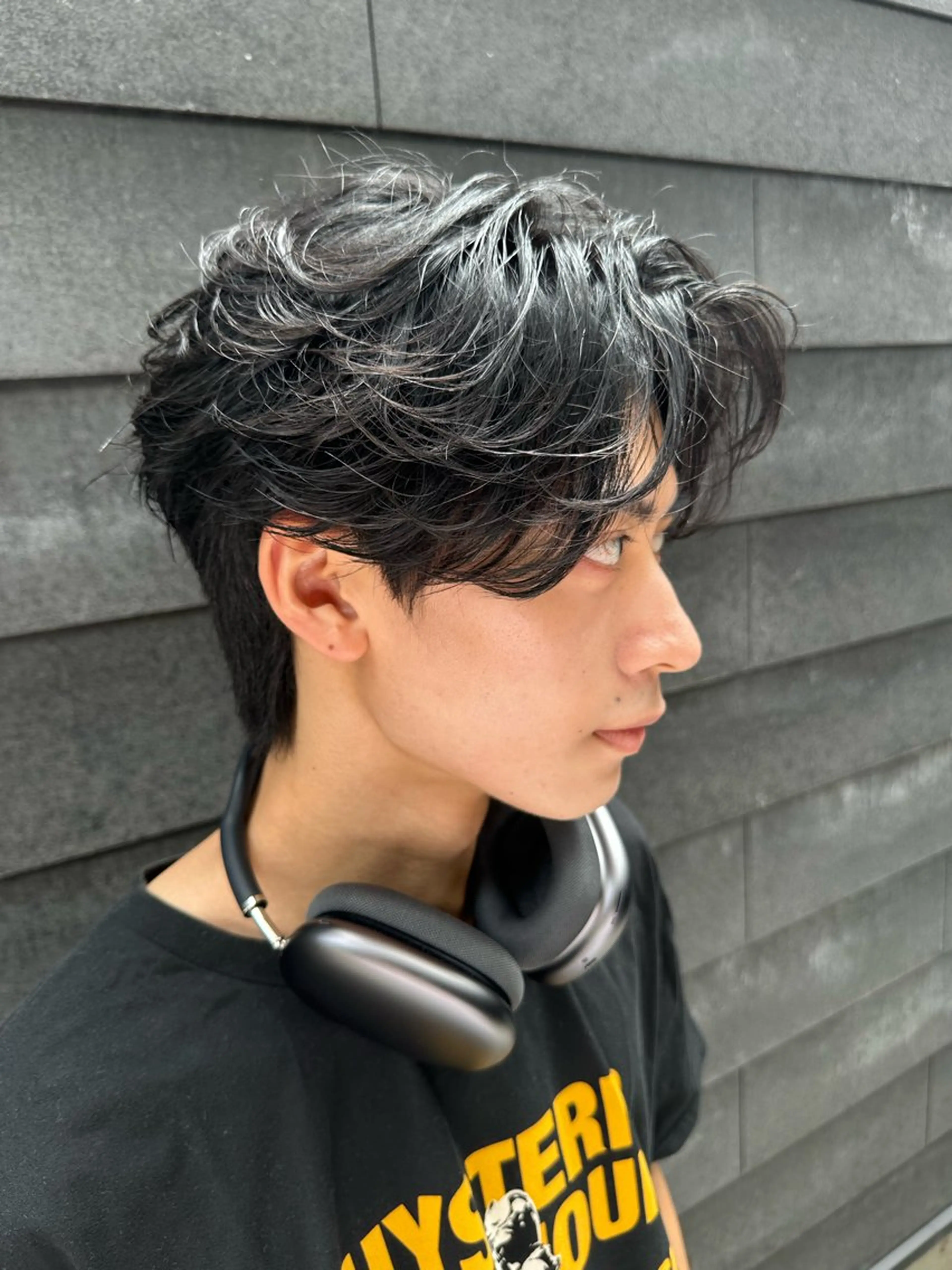 パーマ メンズ メンズカット/ フェザーパーマ/げんのヘアスタイル