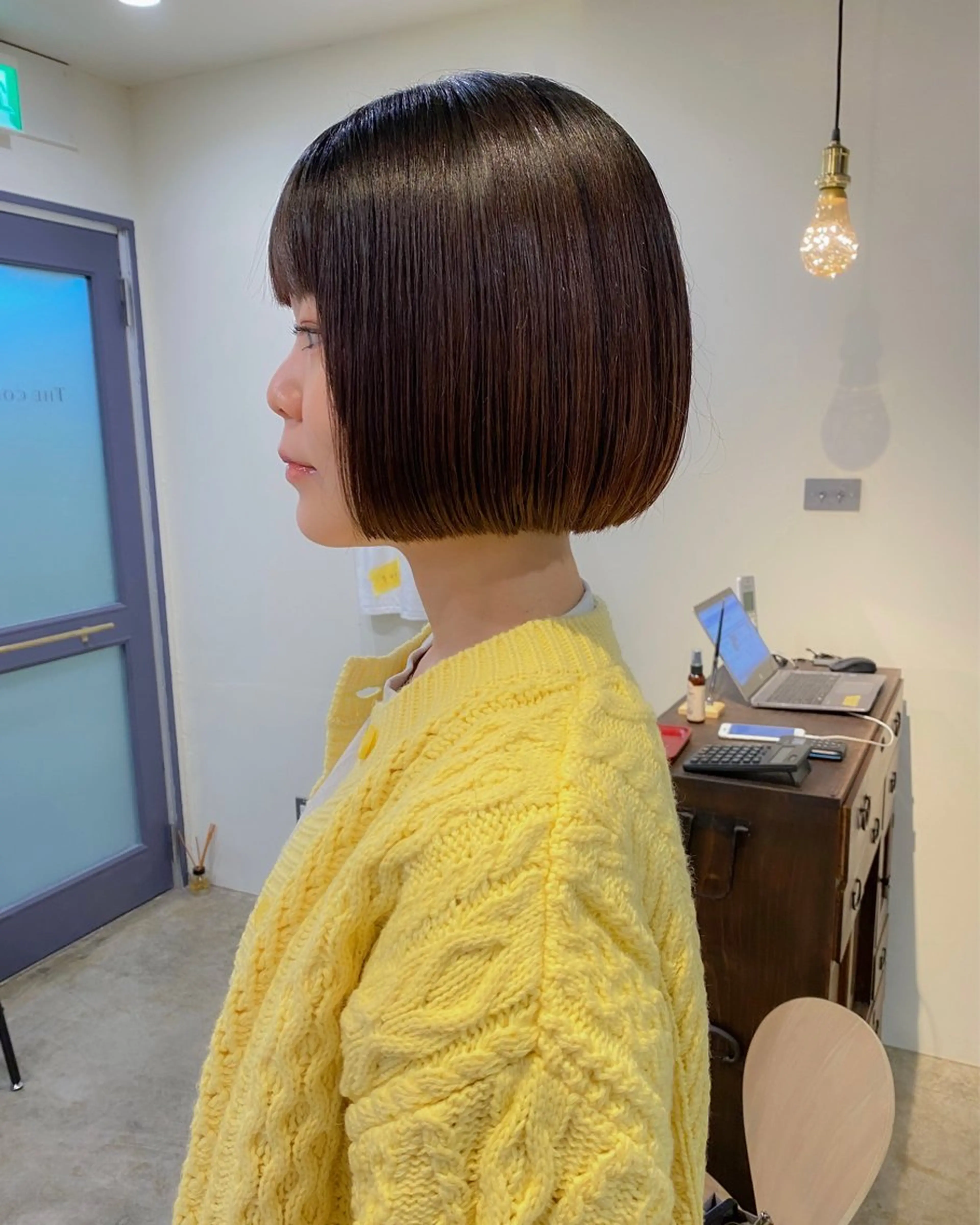 ショート カット トリートメント ヘッドスパ 板谷みさき /艶ボブ/藤沢美容室のヘアスタイル