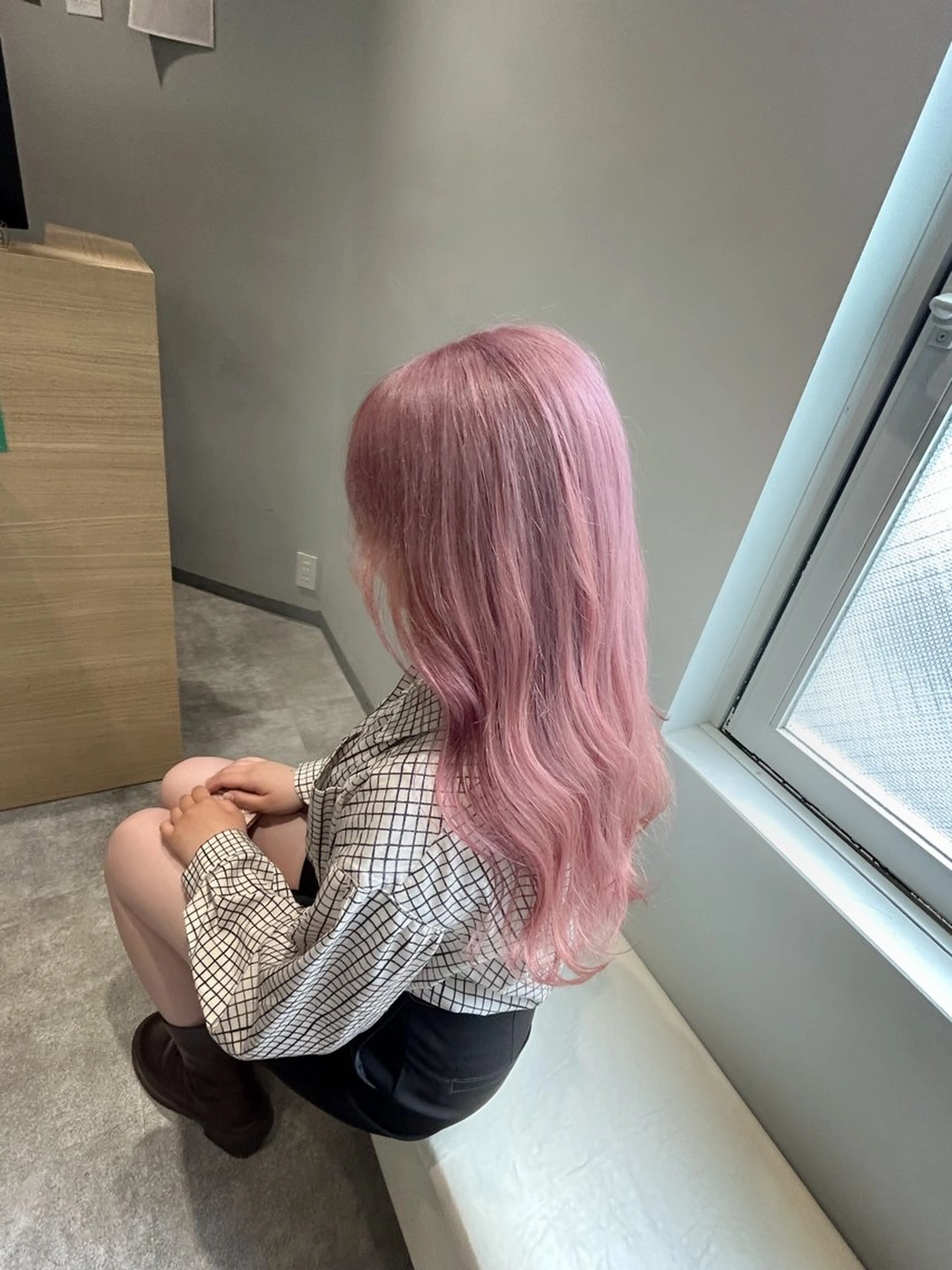 ロング カラー ヘアカラー salowin梅田茶屋町suite所属・ハイトーンヘア/ 島崎　タクミのヘアスタイル