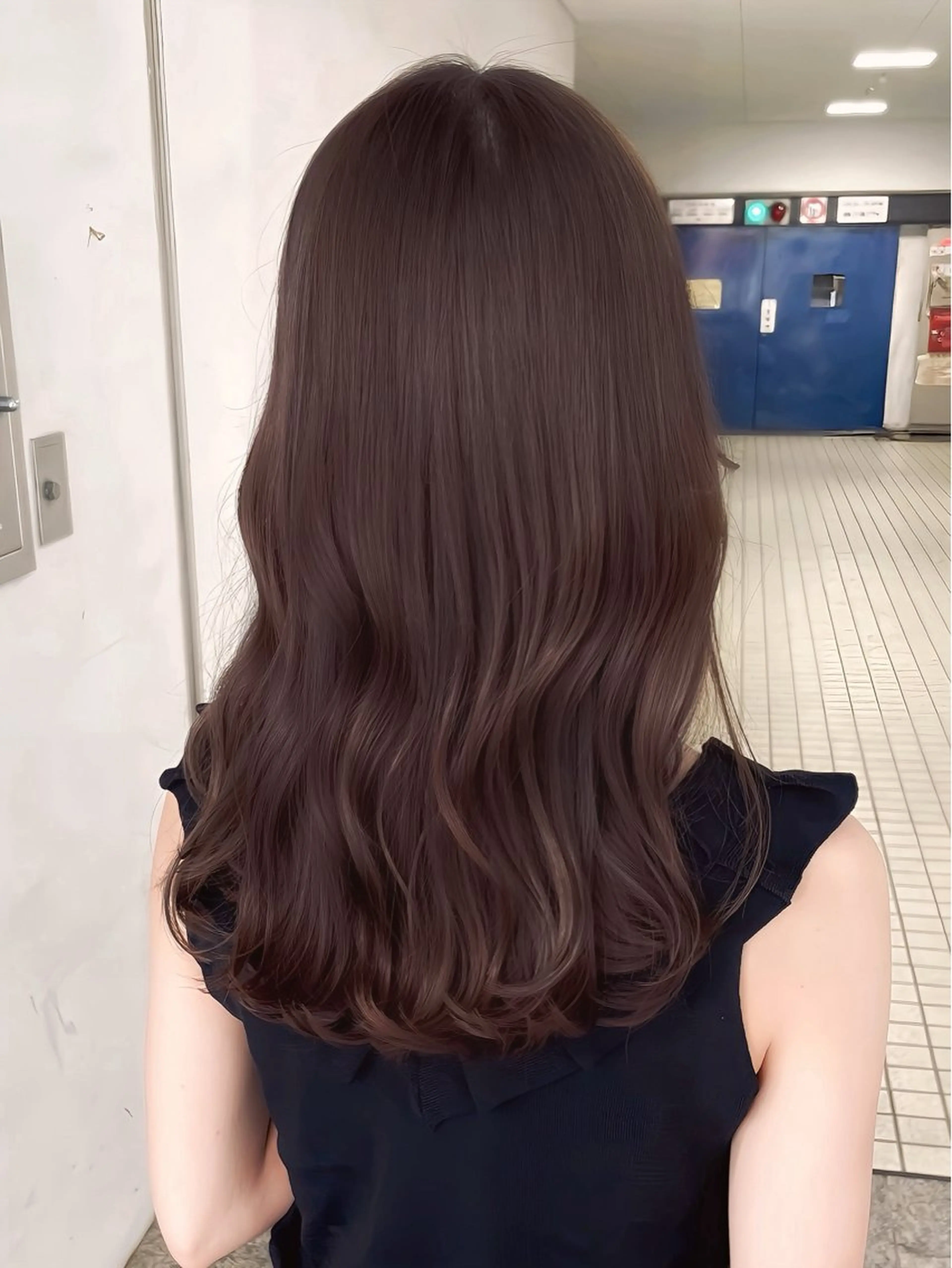 セミロング カラー Large 都筑雅人のヘアスタイル