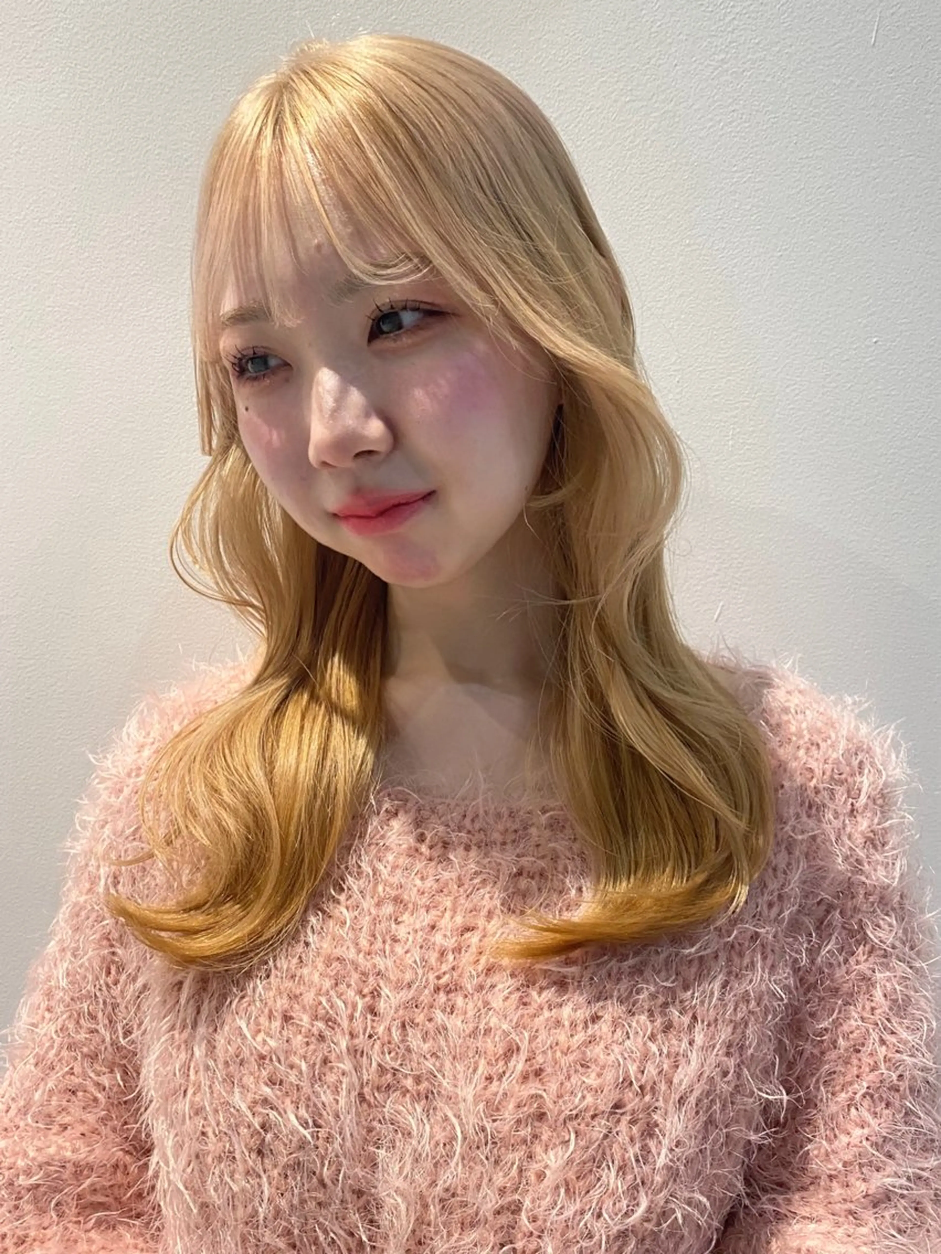 ロング カラー 黒髪 カット ヘアカラー トリートメント mai / linoah˚✧のヘアスタイル