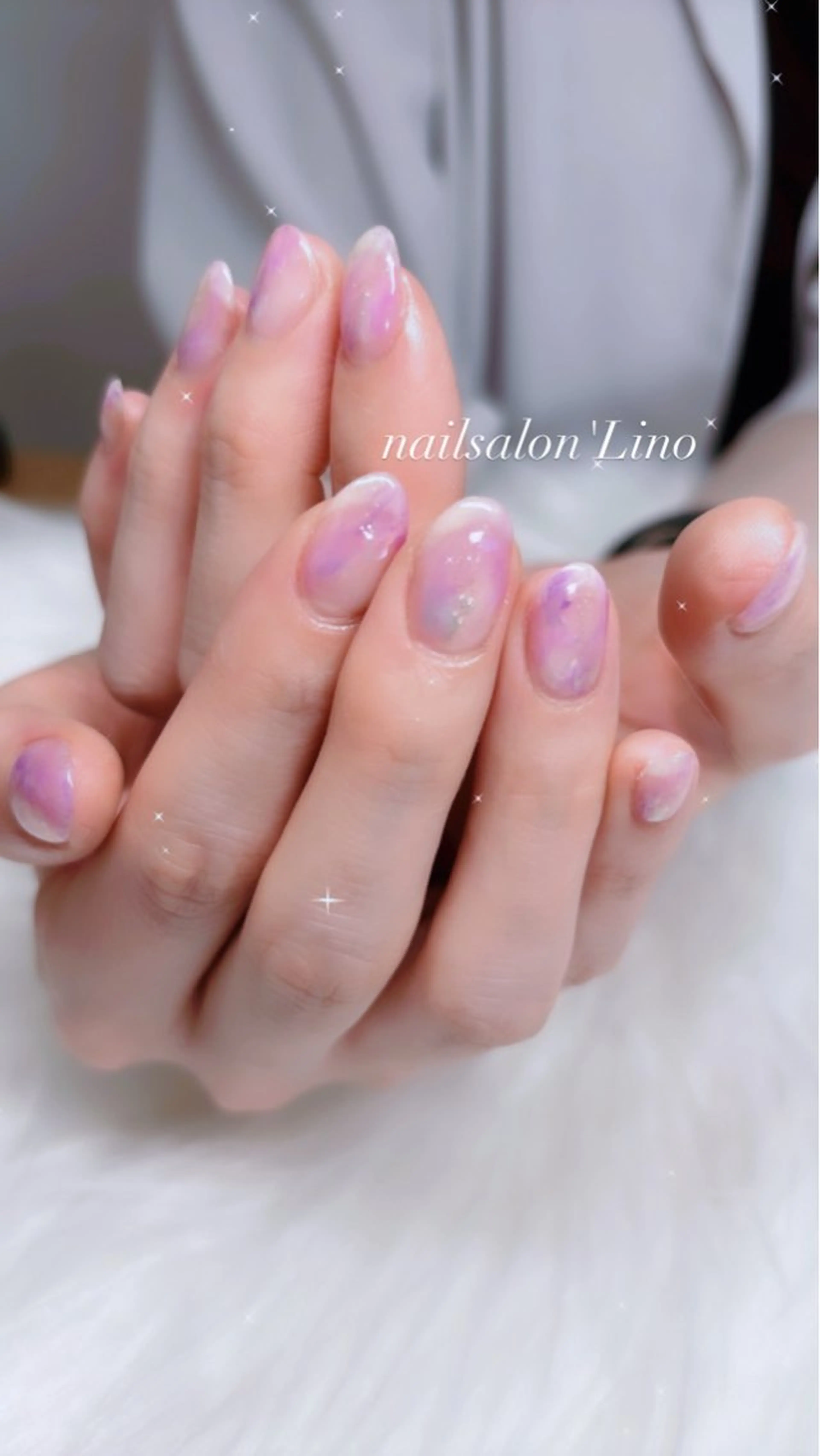 ネイル 持ち込み ニュアンスネイル Lino𓂃⟡.· Chizuruのネイルデザイン