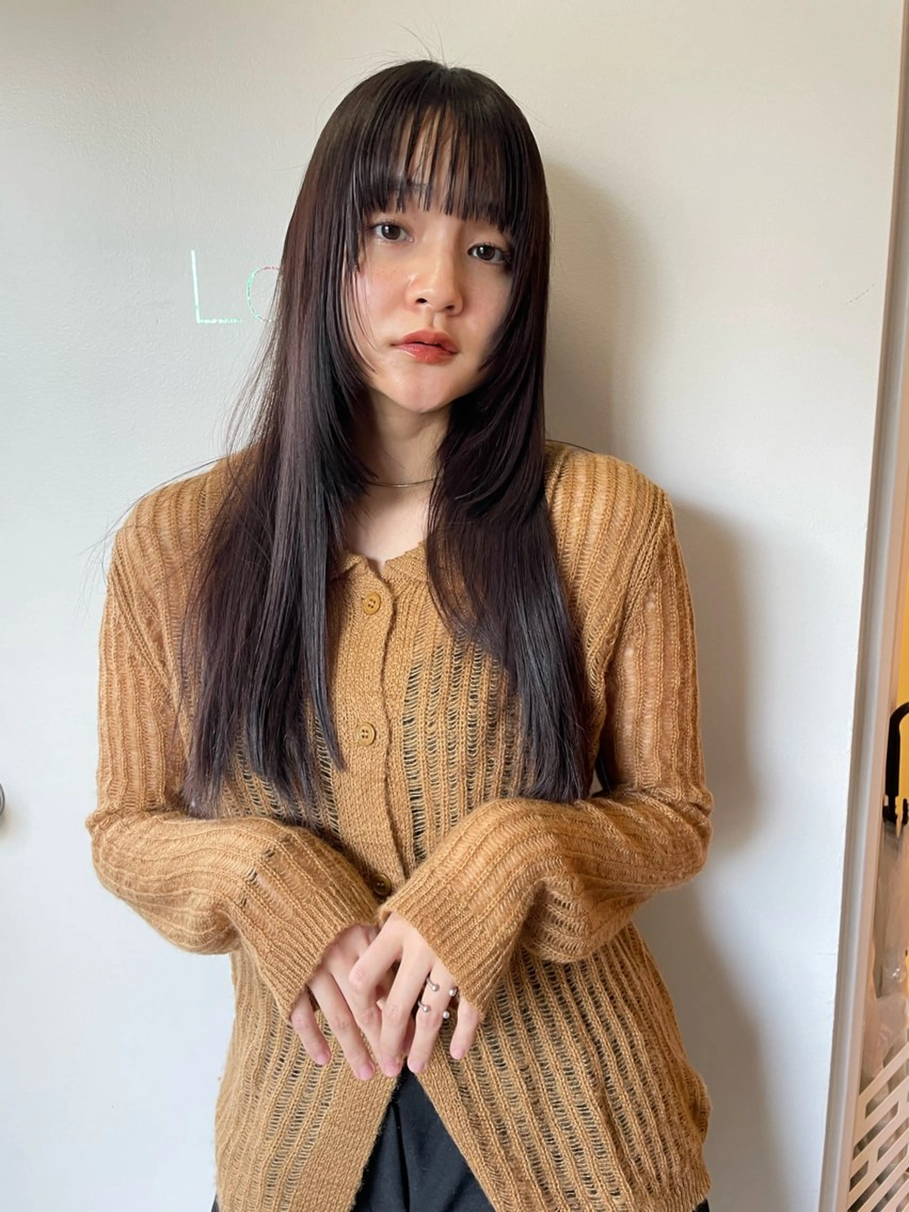 ロング カラー カット ヘアカラー トリートメント レイヤーカット🎀 kanaのヘアスタイル