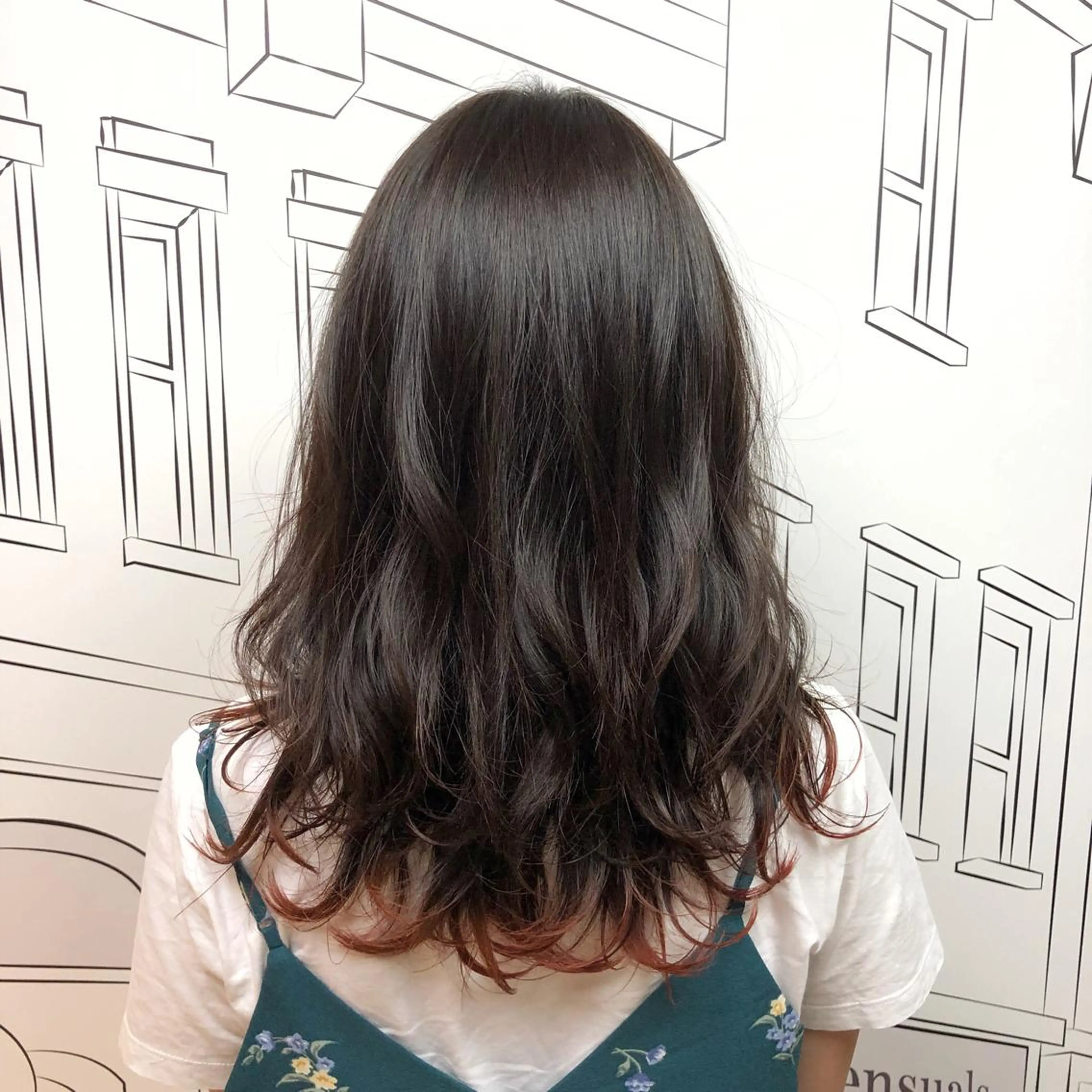 セミロング カラー レイヤー,ボブ / 彩未のヘアスタイル