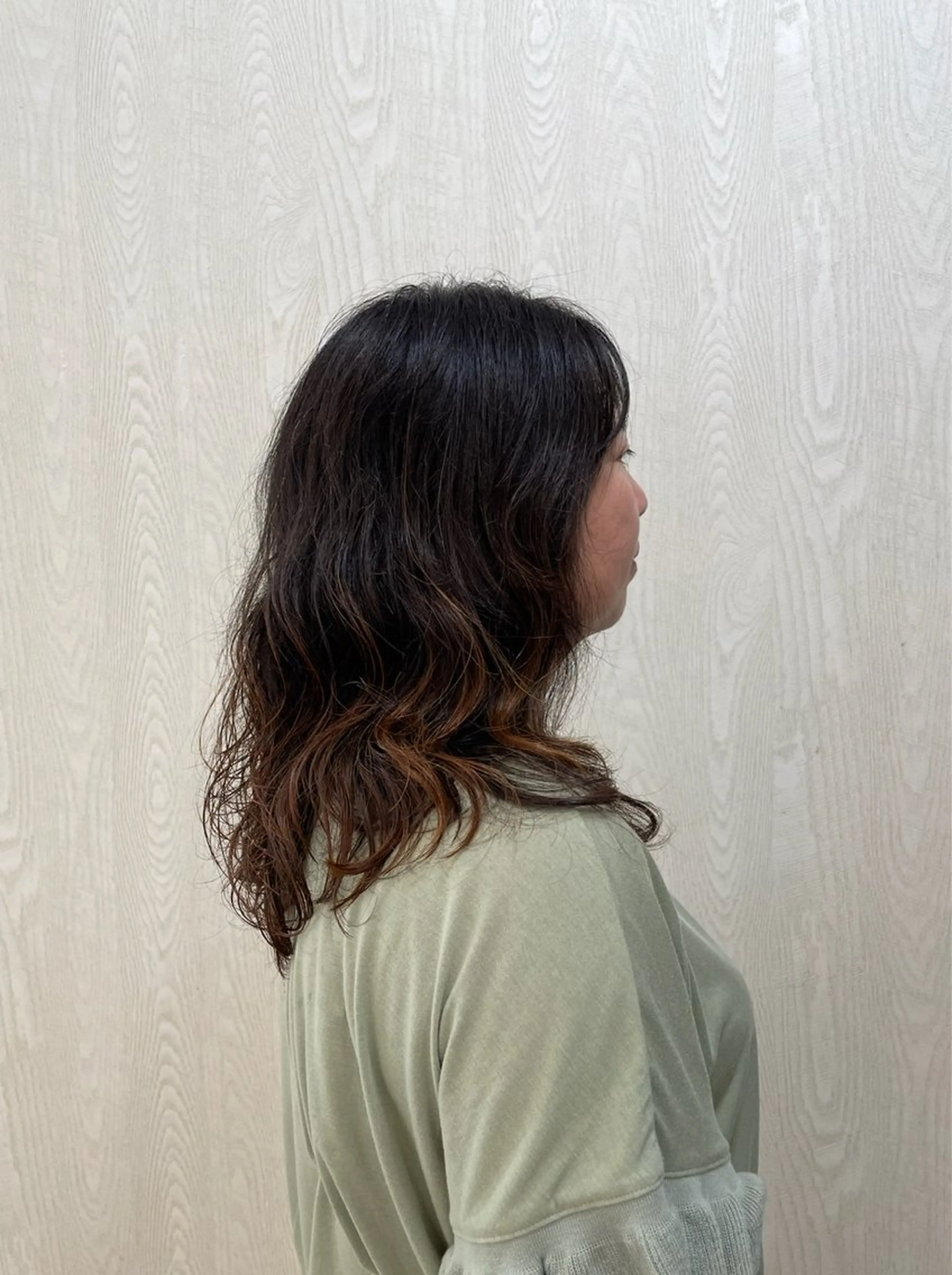 セミロング 甲田 和生のヘアスタイル