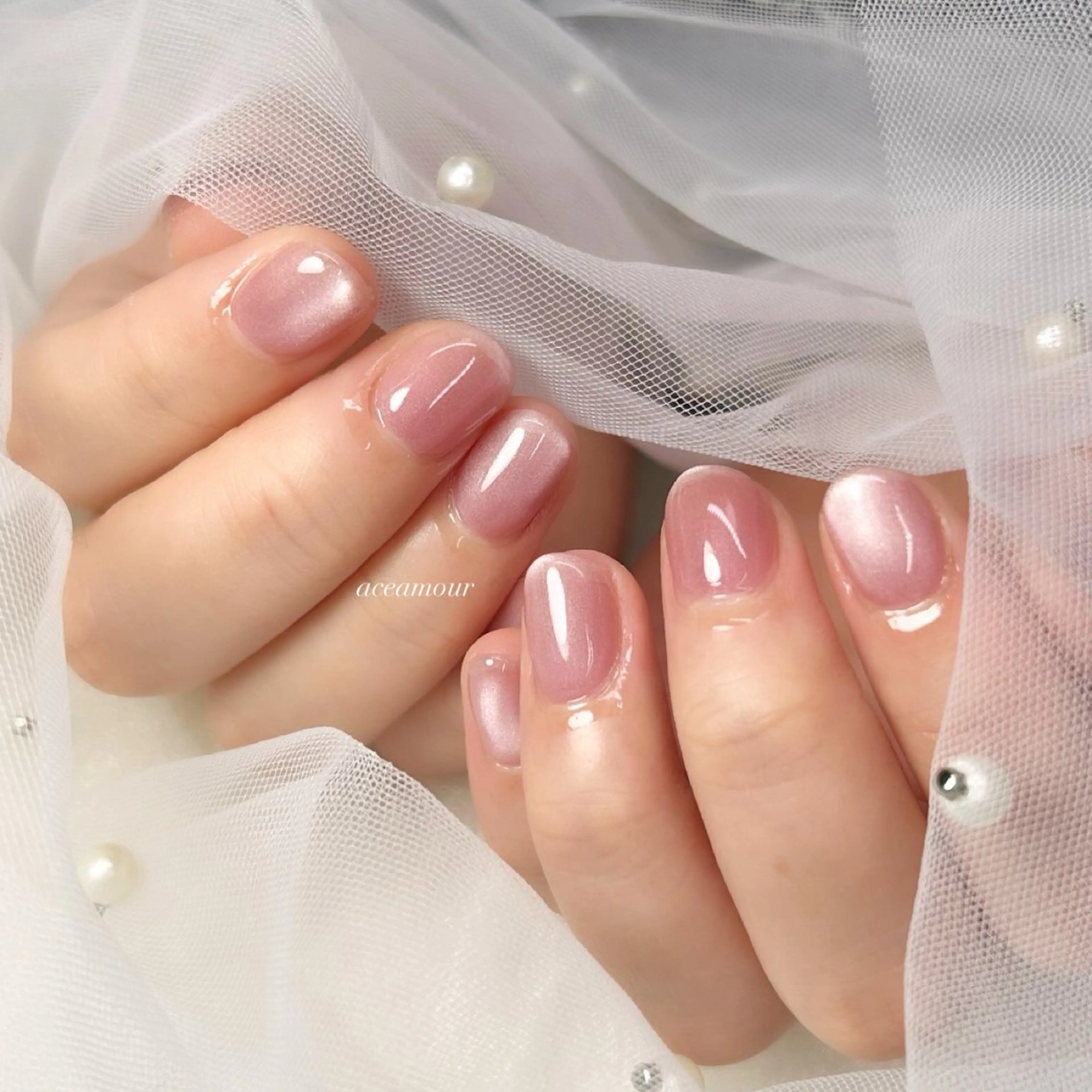 ネイル ハンドネイル ネイル/耳つぼ /新ホワイトニングのネイルデザイン