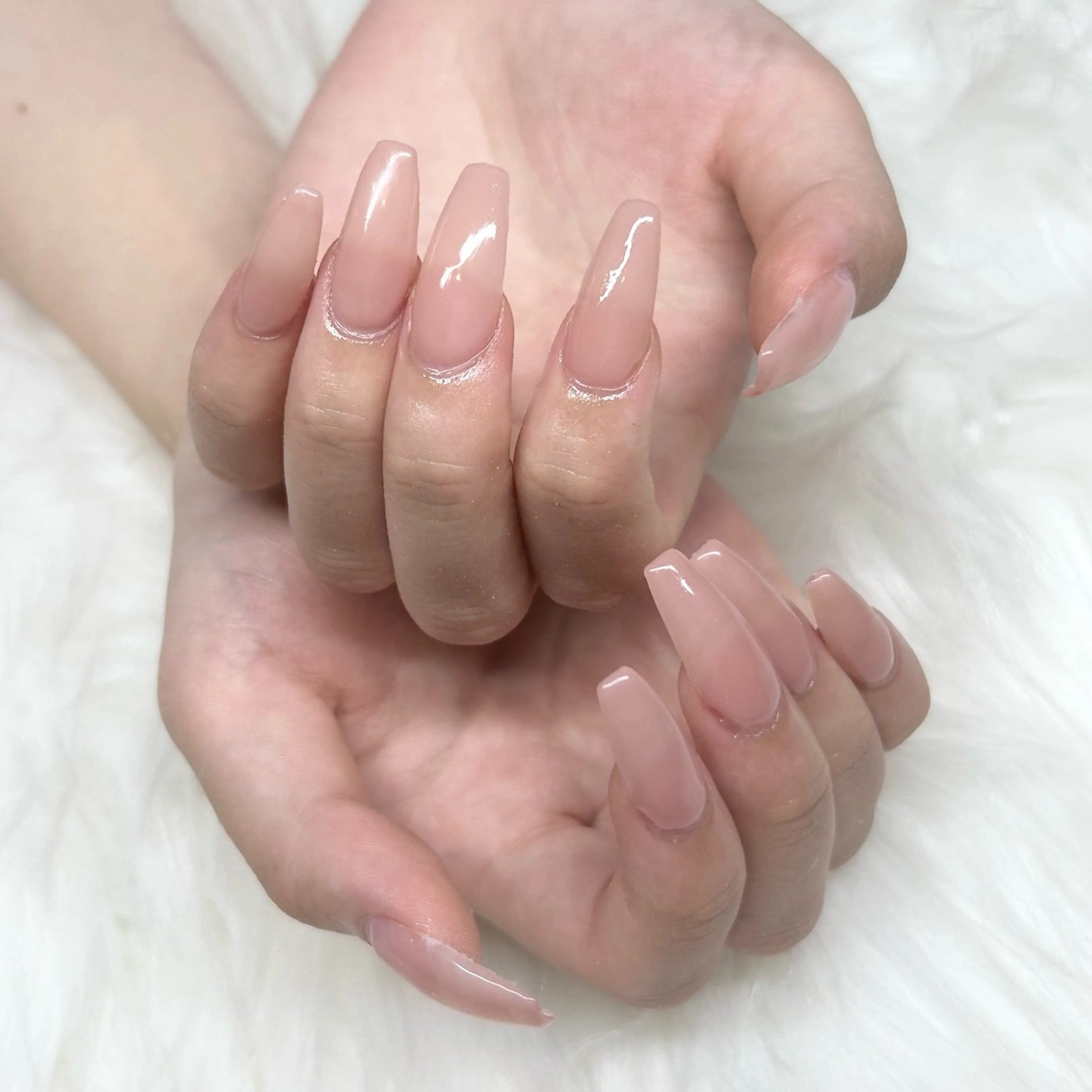 長さ出し10本+ワンカラーorラメ《オフあり》の写真