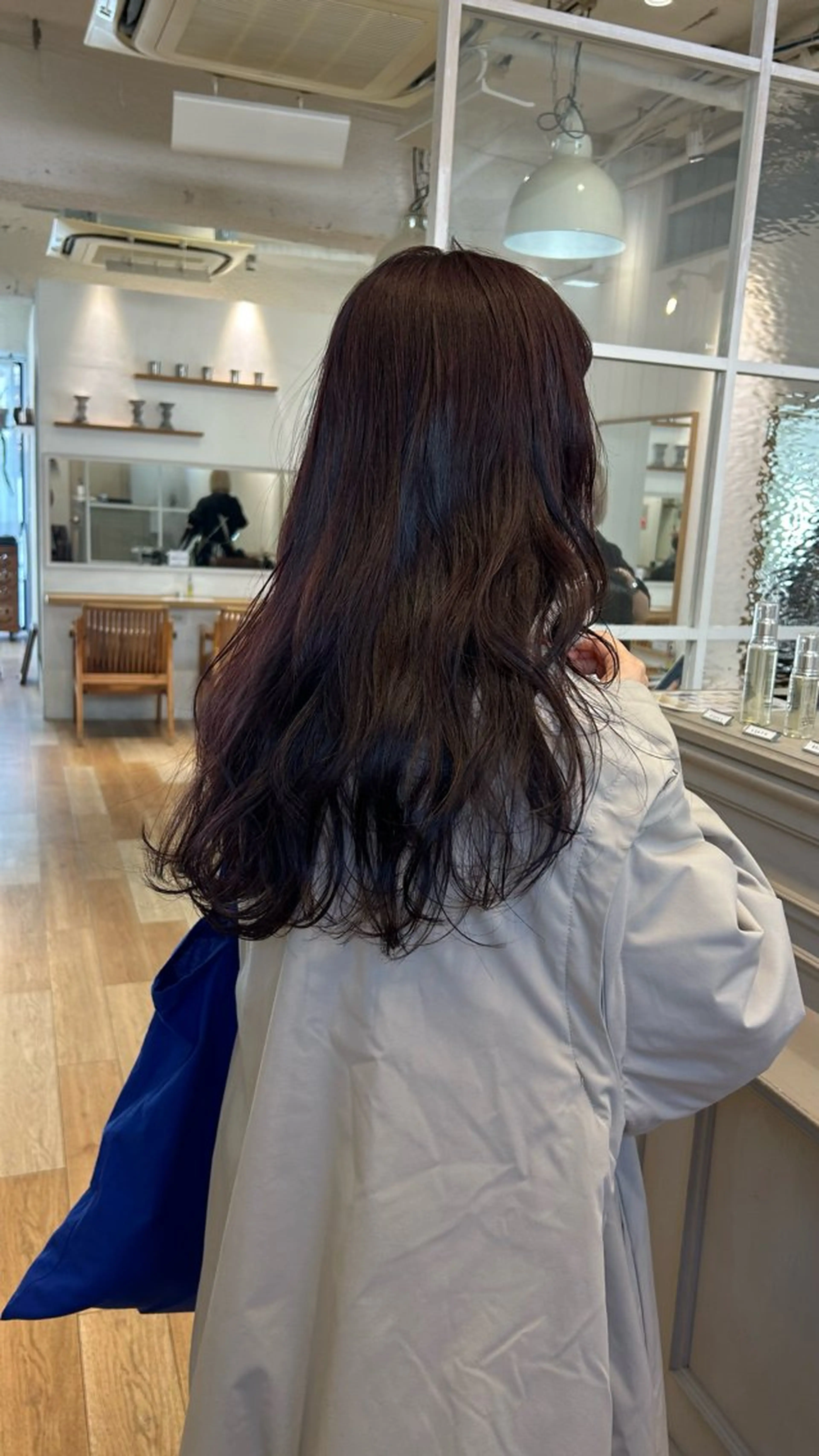 セミロング カラー カット ヘアカラー じゅわっと暖色カラー 🍊Moemiのヘアスタイル