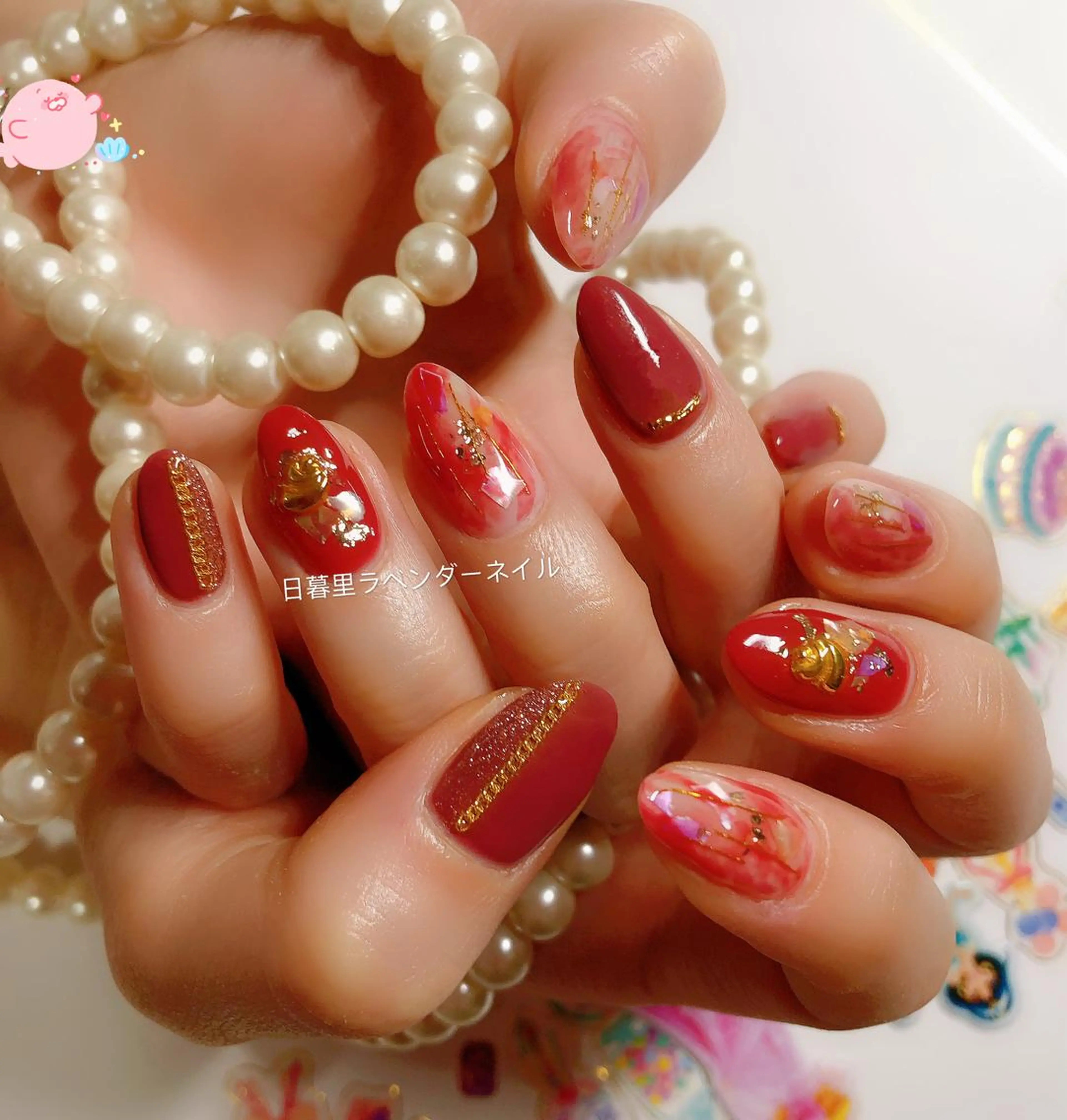 ネイル ラベンダー💖日暮里 ルル💖ネイルのネイルデザイン