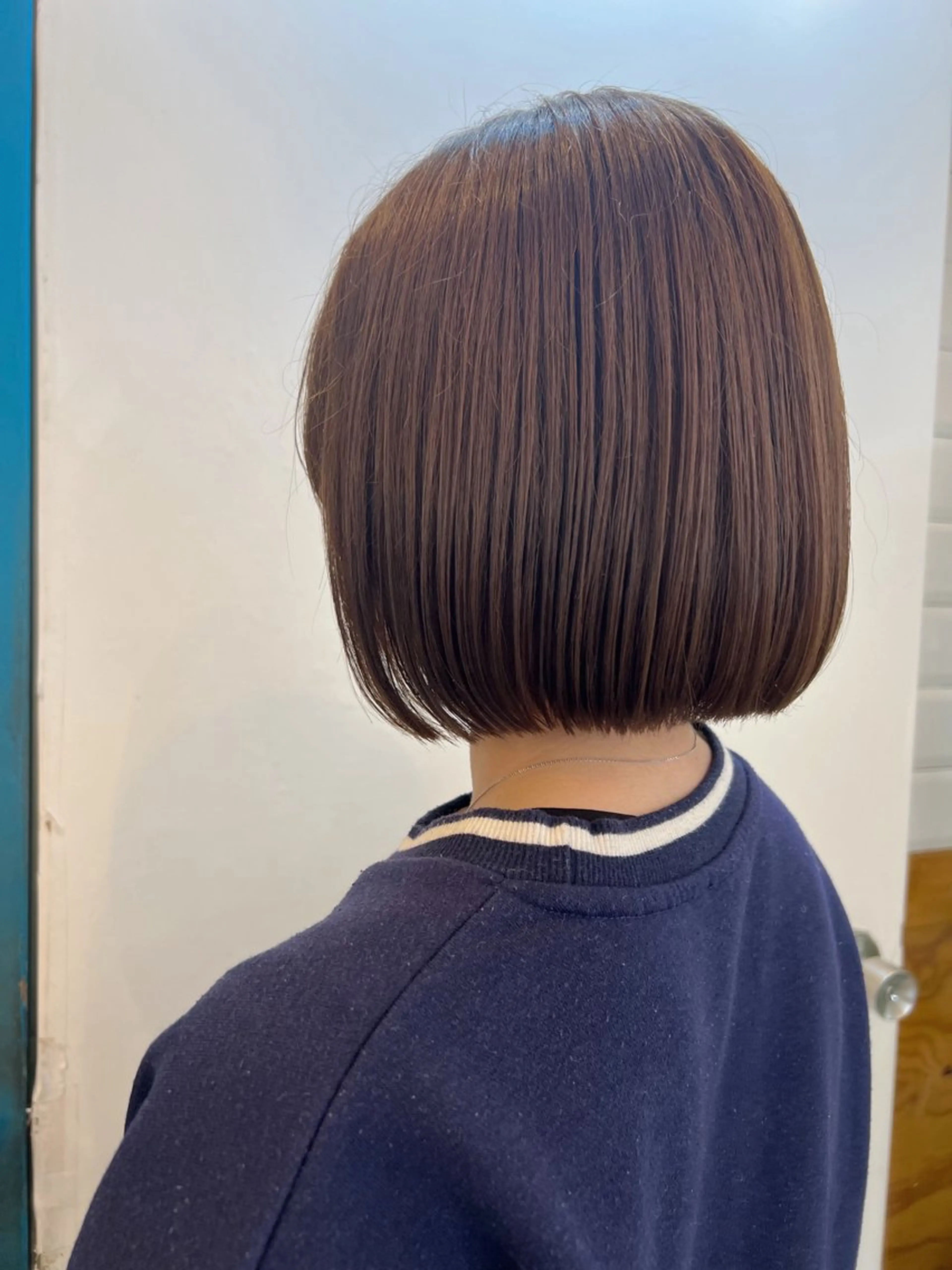 ショート カラー デザインカラー イヤリングカラー ハイライトカラー ボブ 顔周りカット KANA/ボブ/ インナーカラー/艶髪のヘアスタイル