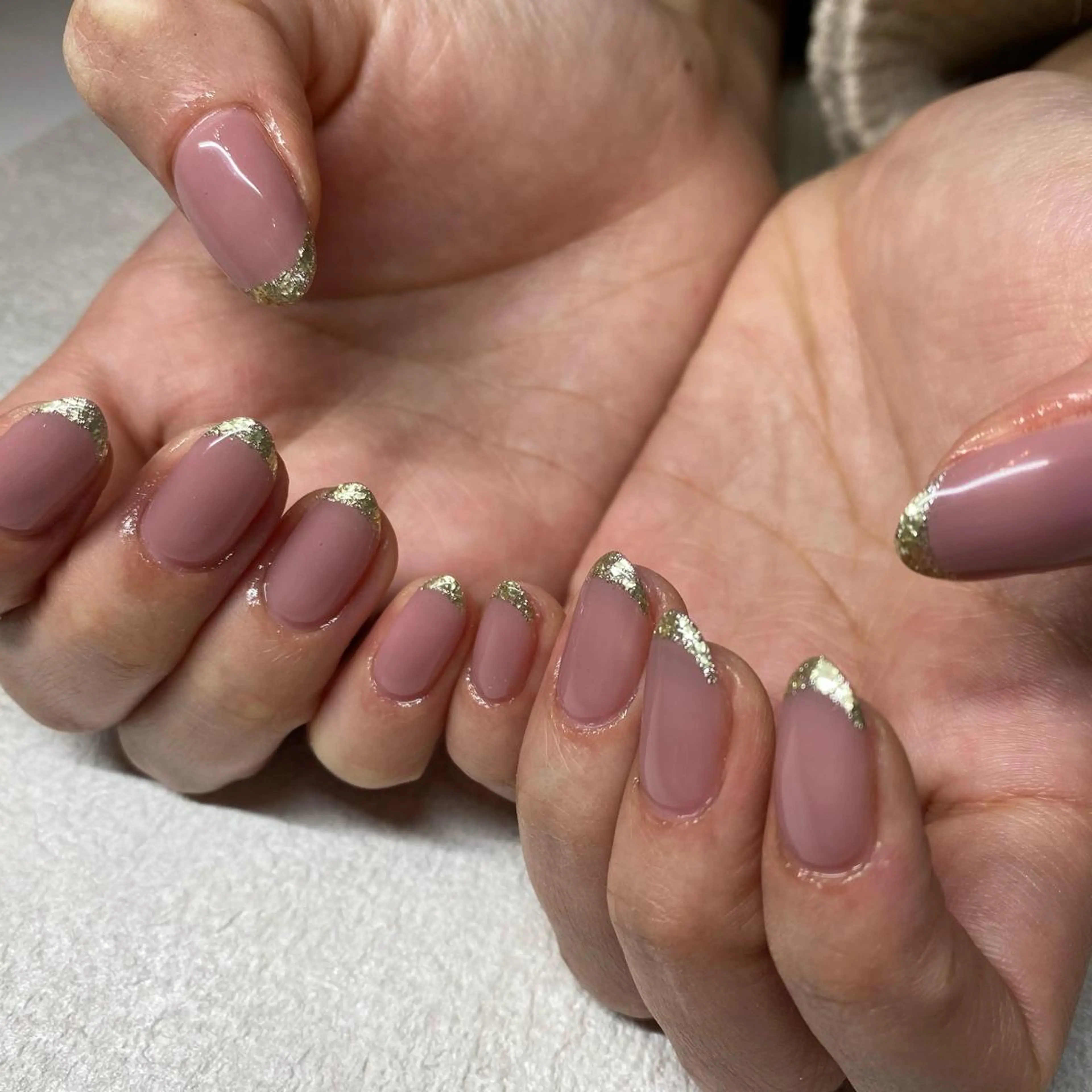 ネイル フレンチネイル ハンドネイル NORA nail UMEDAのネイルデザイン