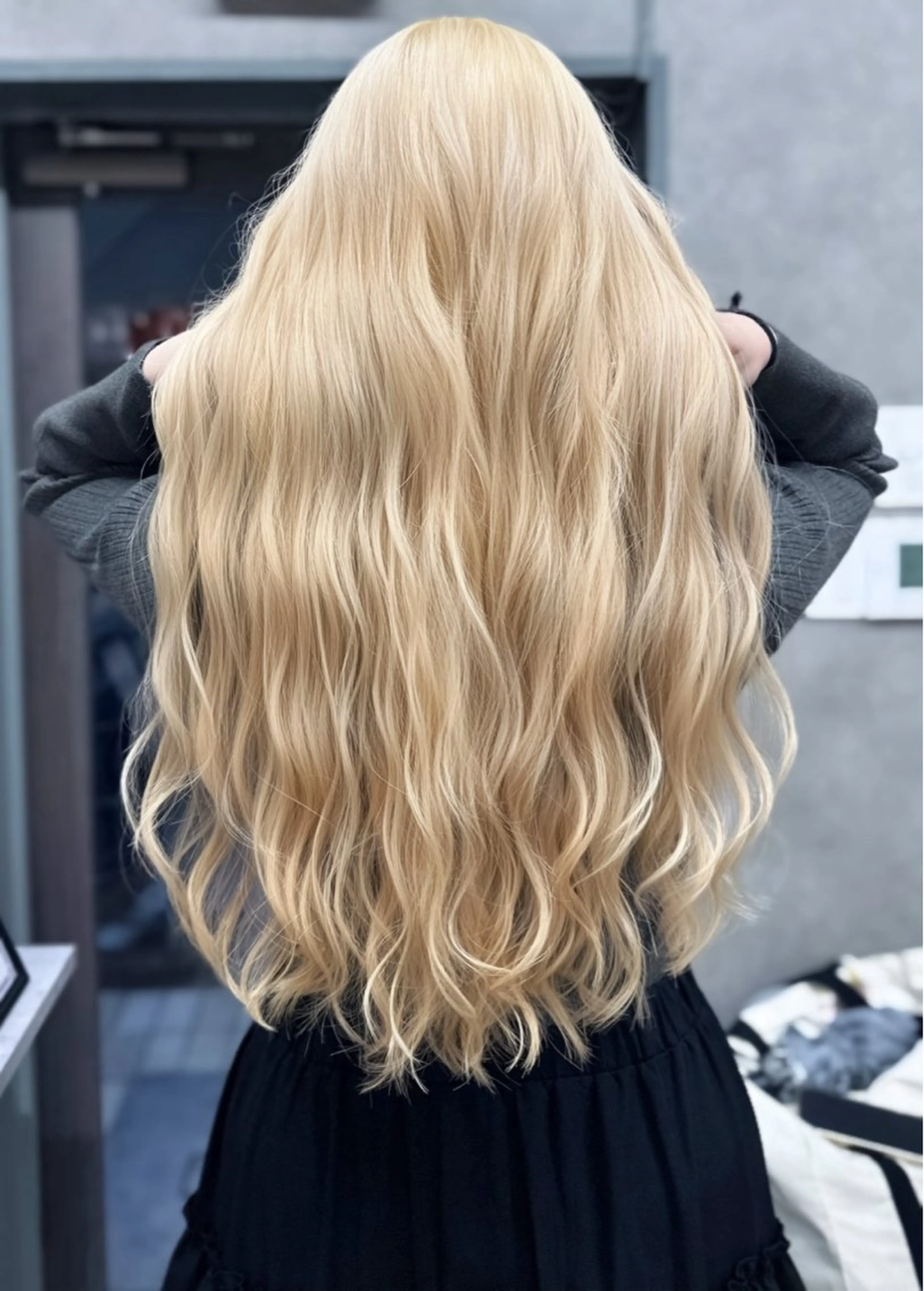 ロング レイヤーカット カット NU/EN所属・海外ヘア/美髪矯正 海外レイヤー/ヒラキのヘアスタイル