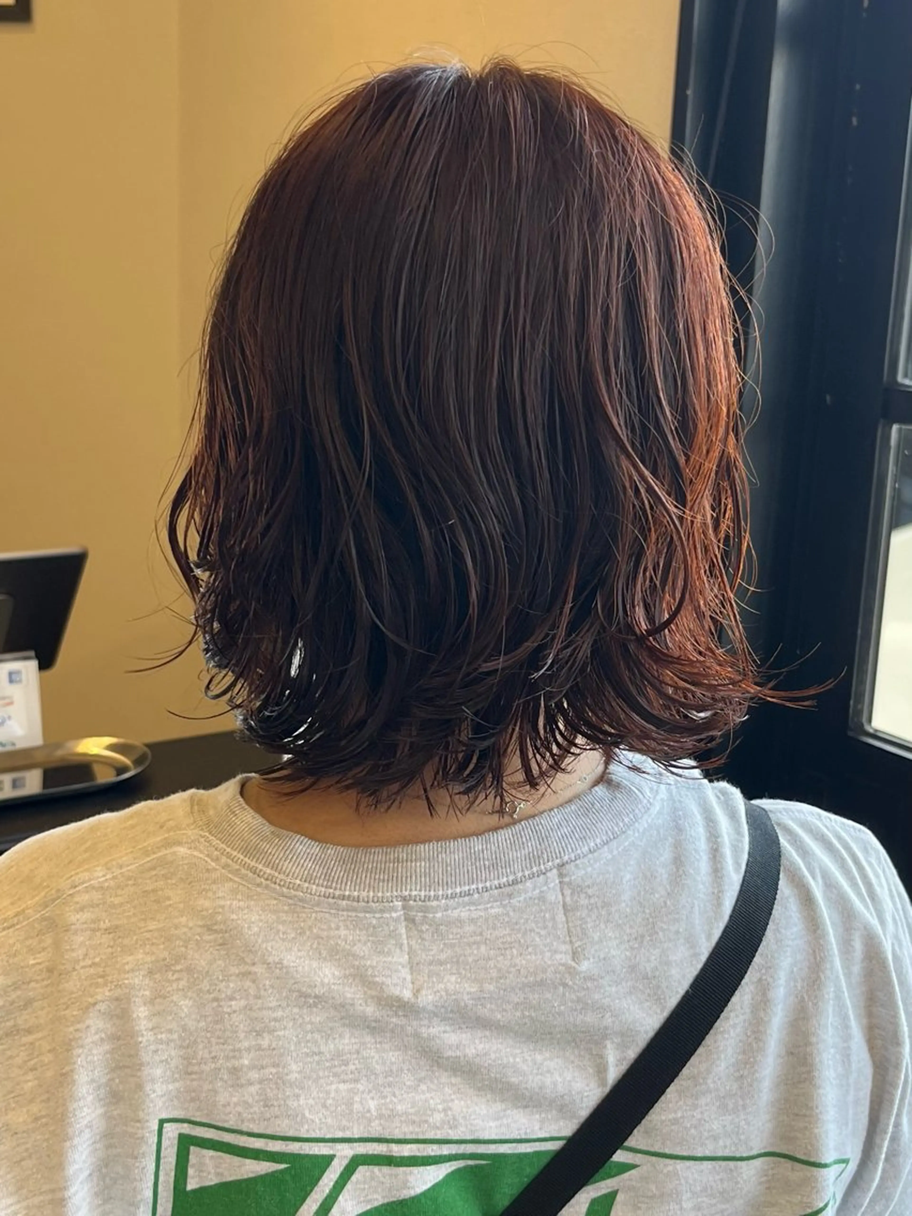 ミディアム カラー パーマ カット ヘアカラー セジールヘアメゾン所属・韓国レイヤー/透明感 カラー🐈曾根高のヘアスタイル