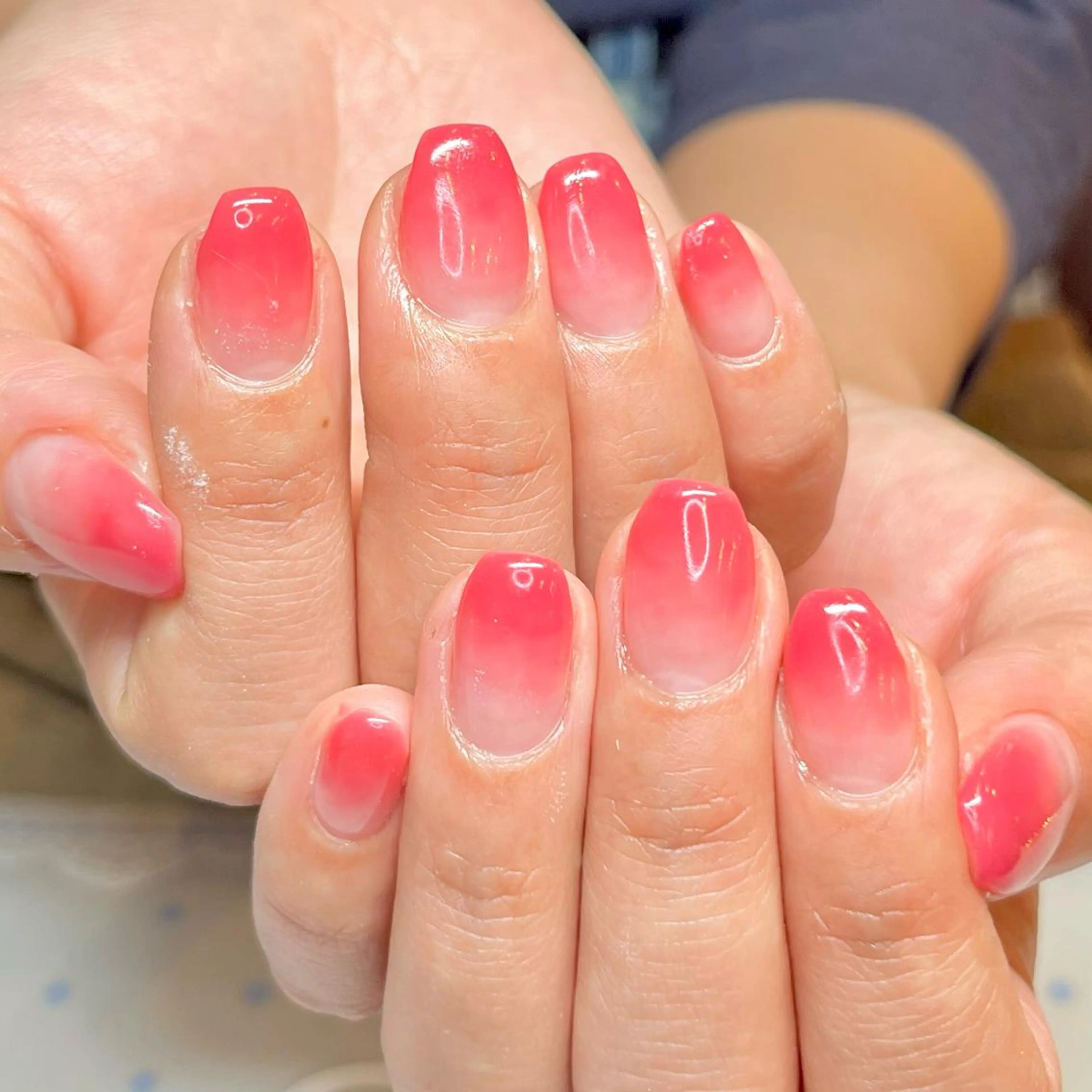 ショート カラー ネイル アートネイル オフィスネイル ワンカラーネイル ショートネイル ネイルサロン　リリーブランシュ所属・森 瑞紀のネイルデザイン