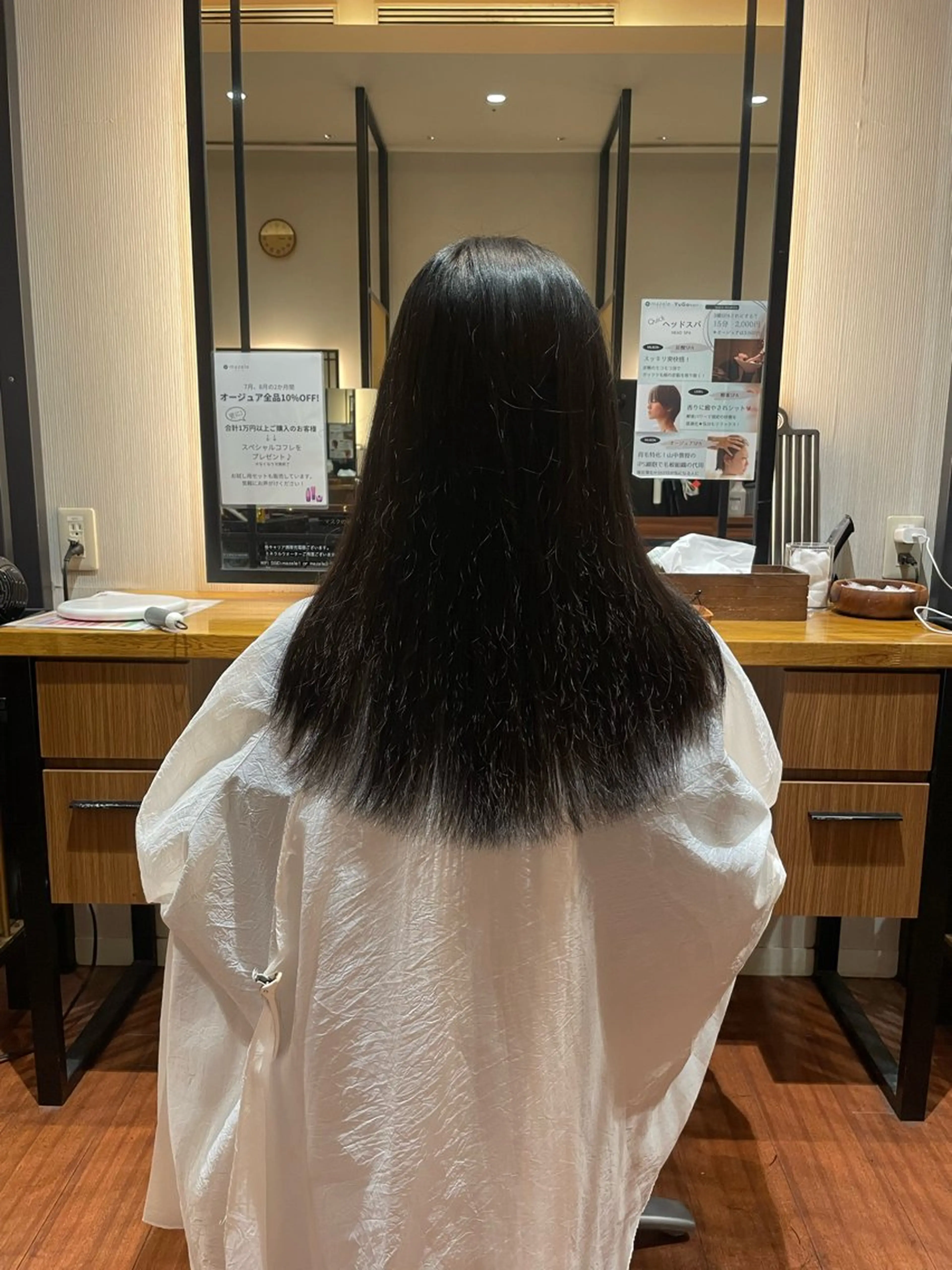 ロング 髙田 千華 髪質改善ストレートのヘアスタイル
