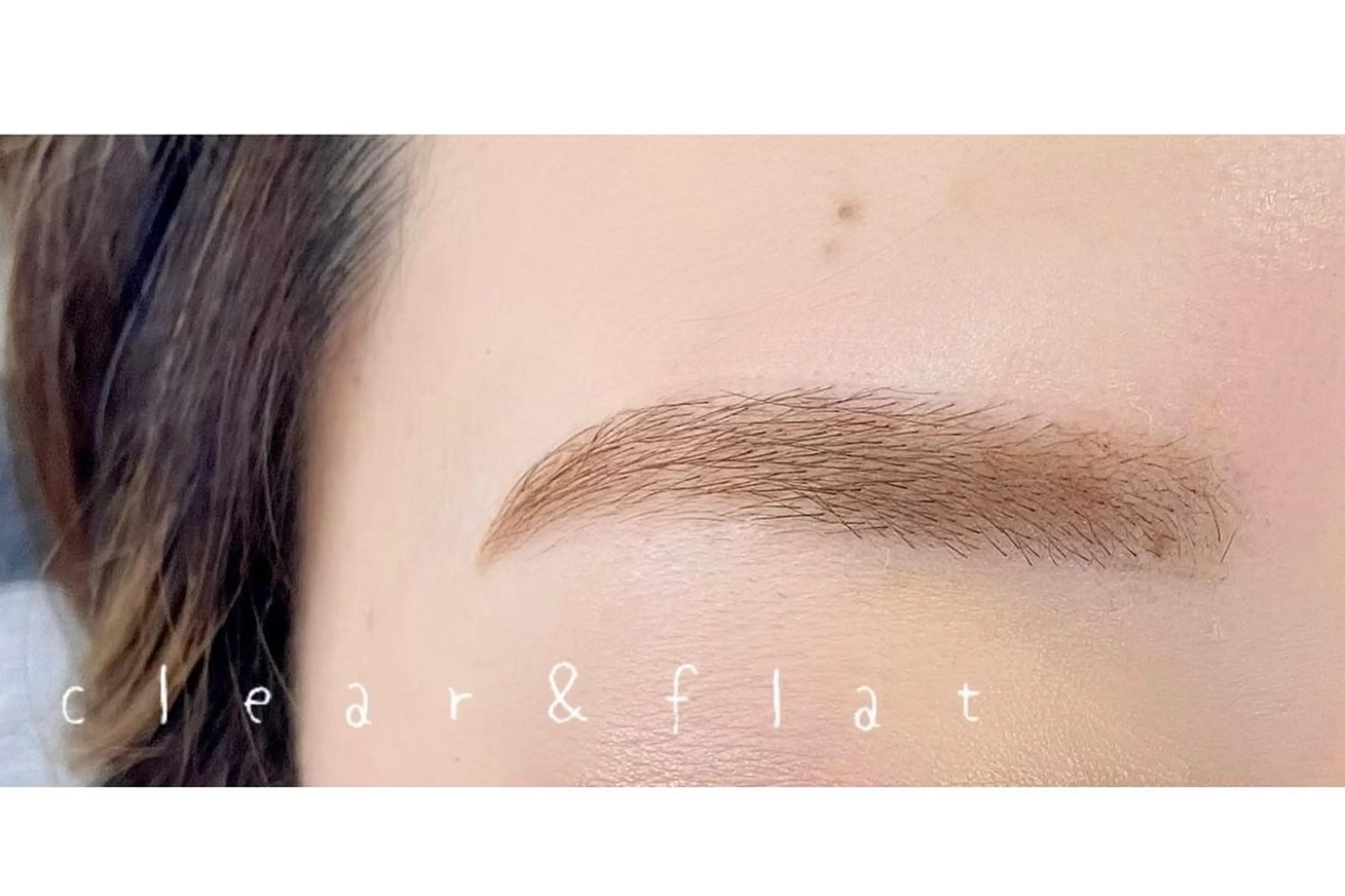 アイブロウ clear＆flat所属・ヨシデン shizukaの眉毛・アイブロウイメージ