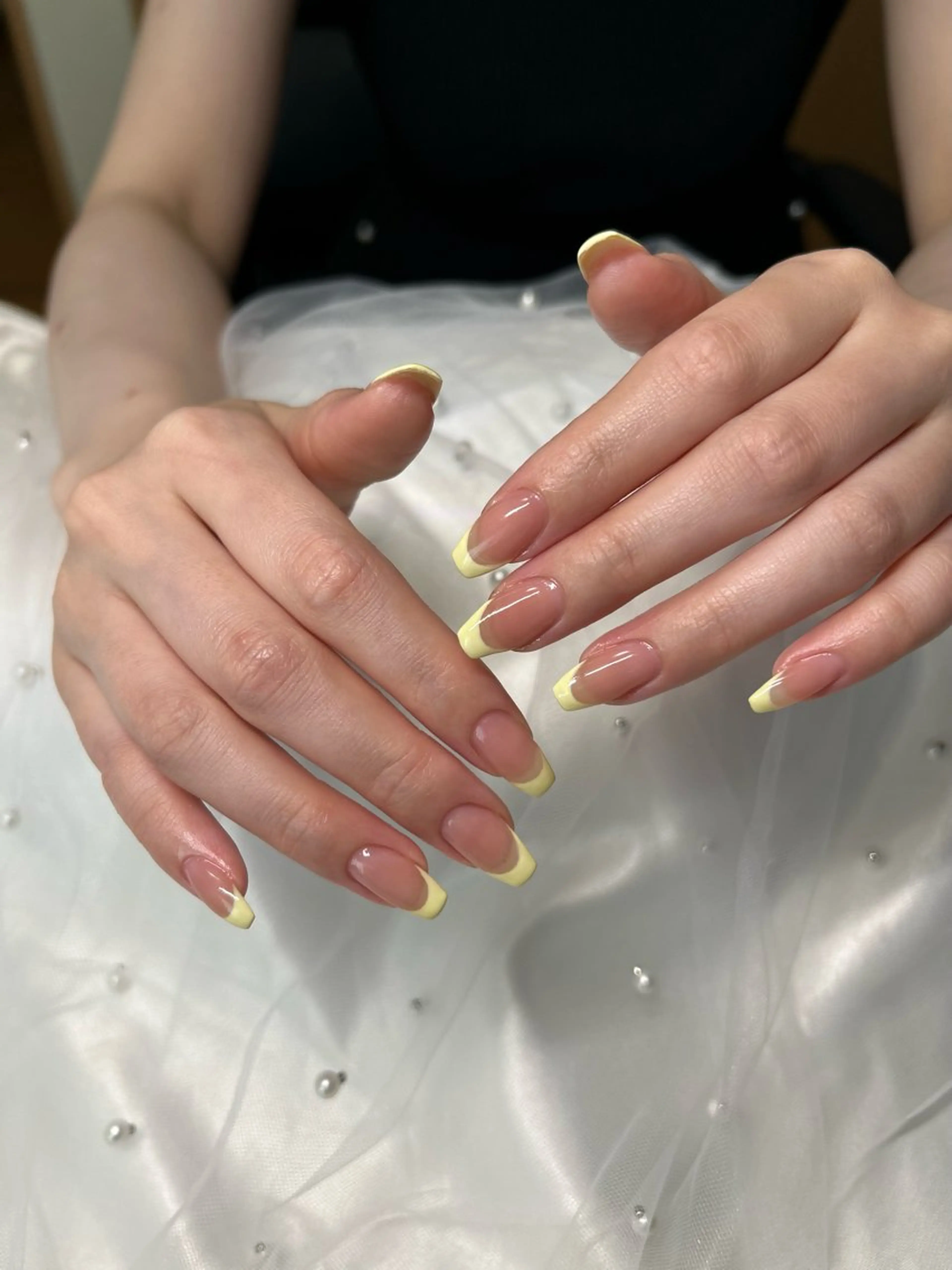 ネイル フレンチネイル ハンドネイル n.bebe nail所属・N. bebeのネイルデザイン