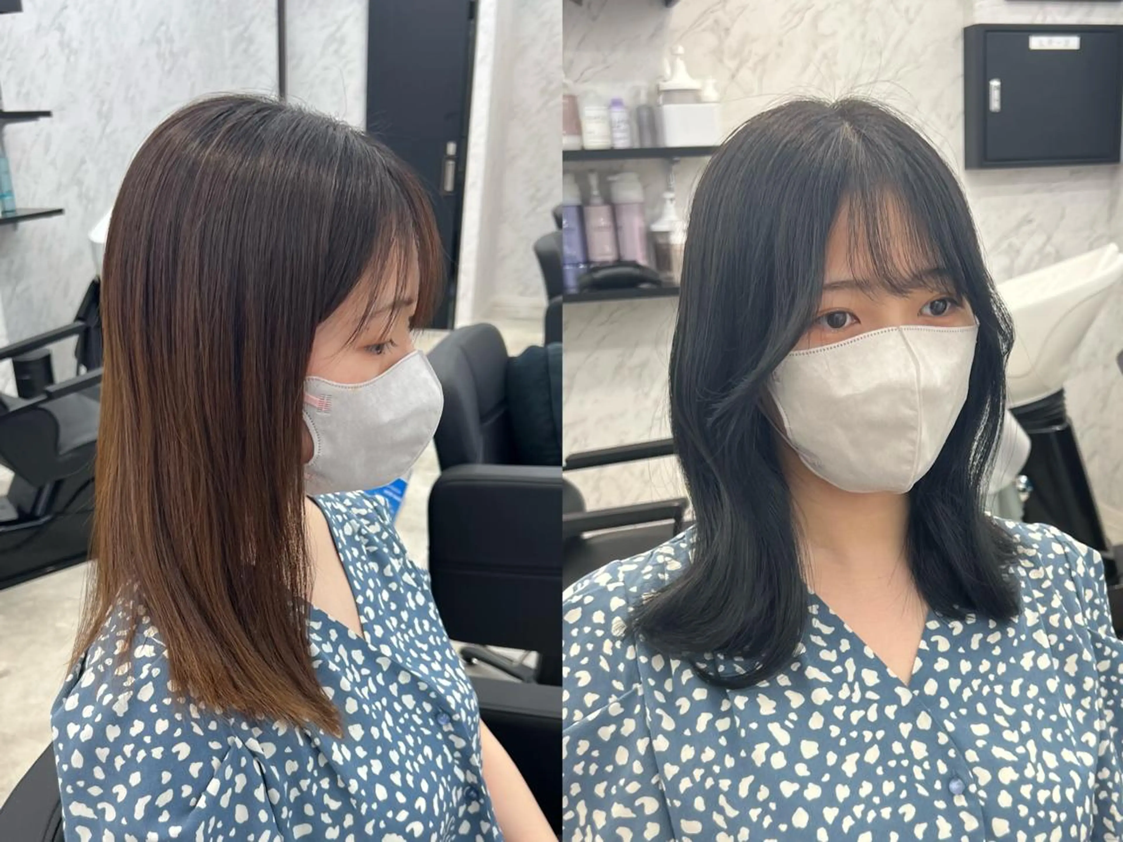 ミディアム 【アイブロウもできる 美容師】和田爽良のヘアスタイル