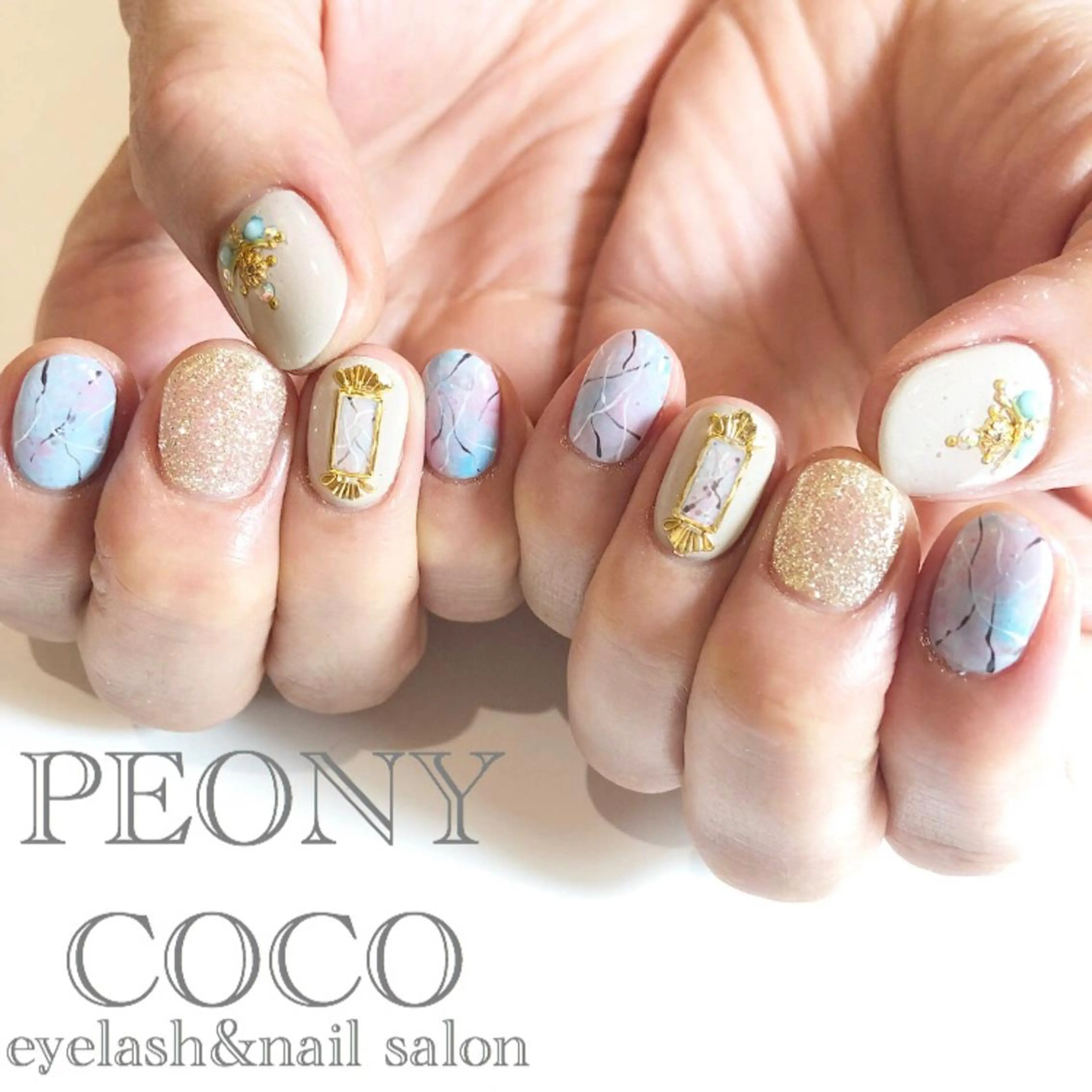 ショート ネイル マツエク・マツパ Beauty salon STELLA所属・STELLA 大西南帆のマツエク・マツパデザイン