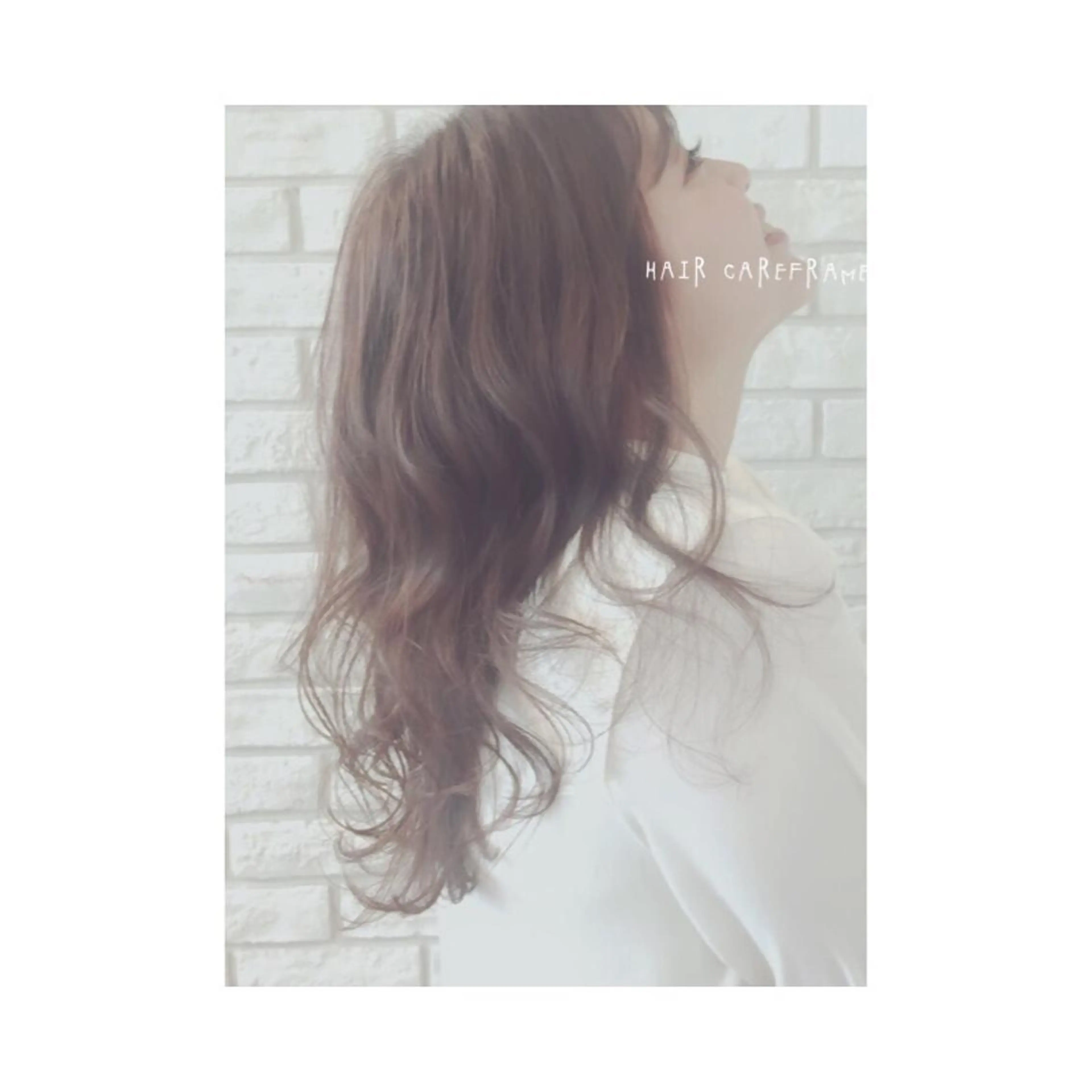 セミロング FRAME所属・FRAME/髪を育 てる/大人デザインのヘアスタイル