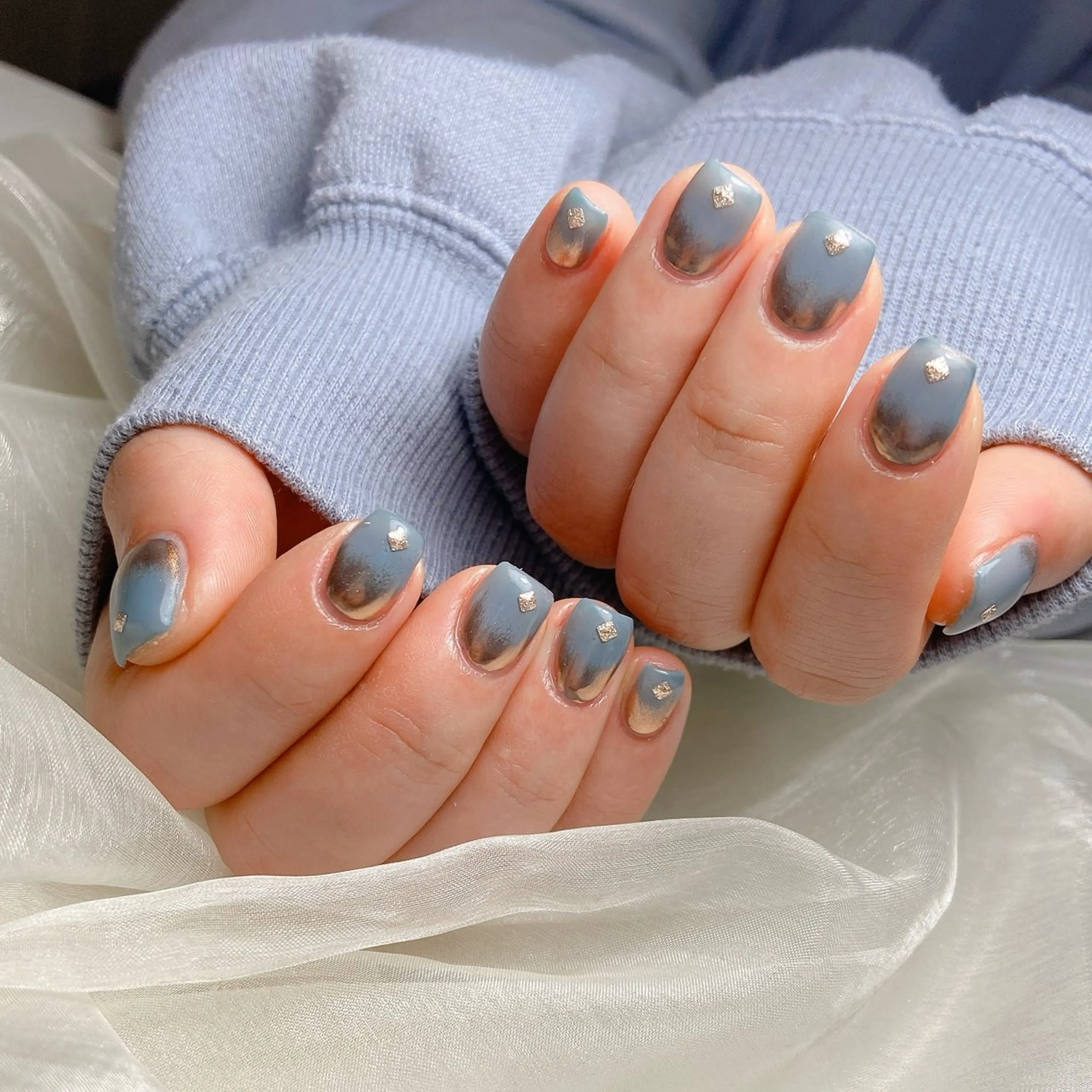 ネイル ニュアンスネイル ハンドネイル nailsalon REJOICEのネイルデザイン