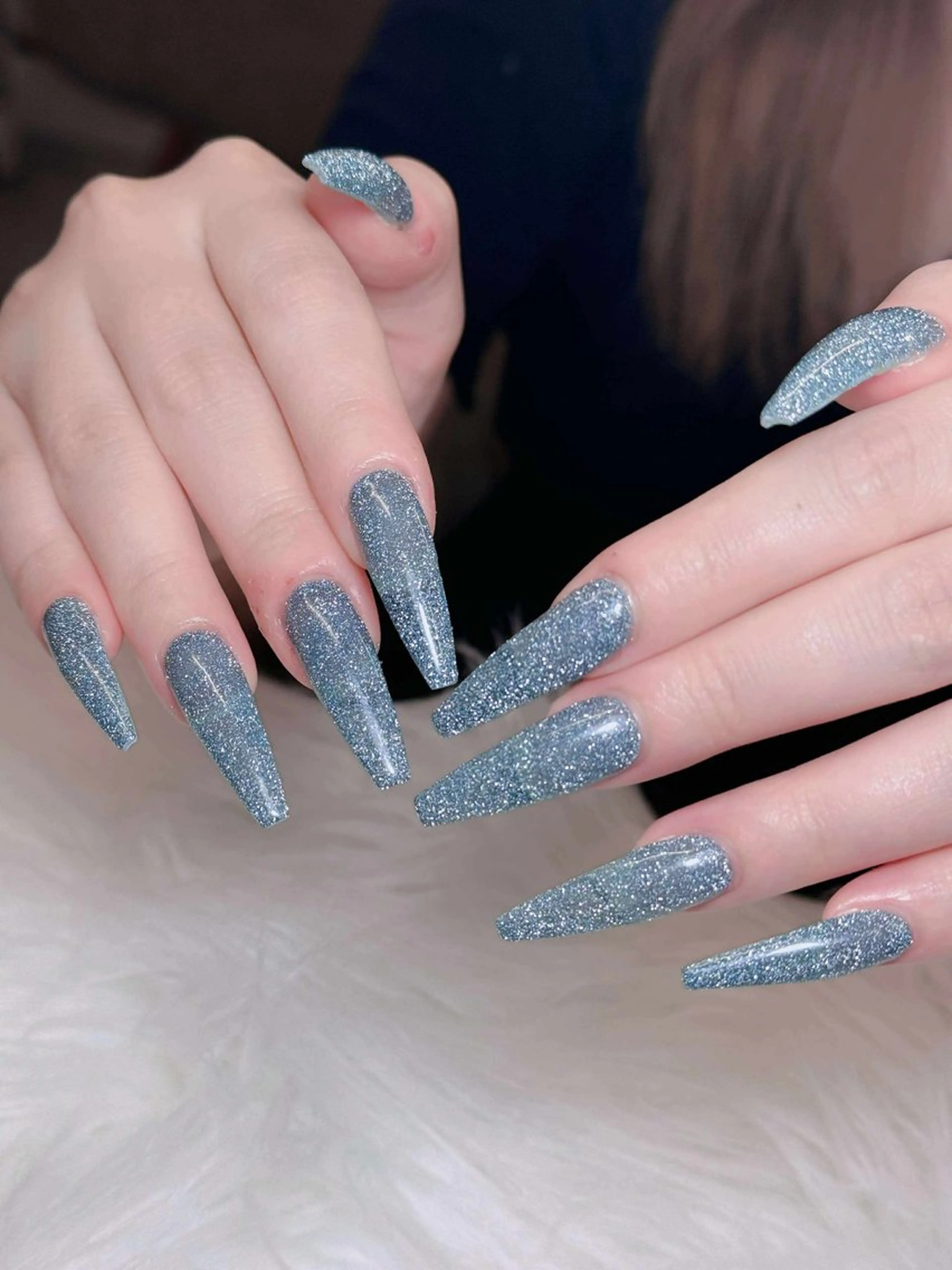 ネイル オーロラネイル チークネイル フットネイル フレンチネイル 韓国ネイル ハンドネイル Lumi Nailのネイルデザイン