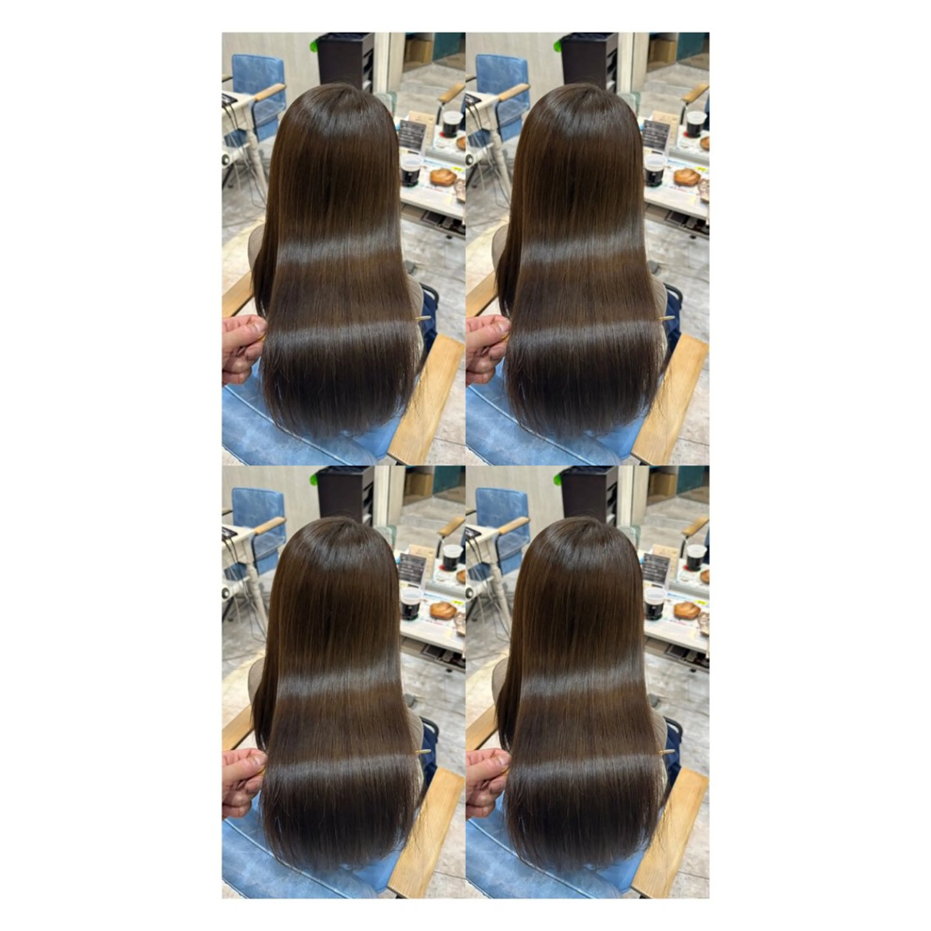 ロング カラー 透明感カラー 髪質改善 縮毛矯正 トリートメント カット ヘアカラー トリートメント 店長✨レイヤー✖️ 髪質改善✖️韓国ヘアのヘアスタイル